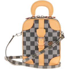 BRAND NEW - Louis Vuitton Vertical Mini Suitcase shoulder bag in damier canvas