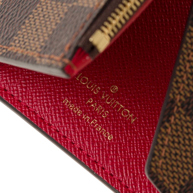 Women's or Men's Brand New Louis Vuitton Victorine Wallet in brown damier canvas