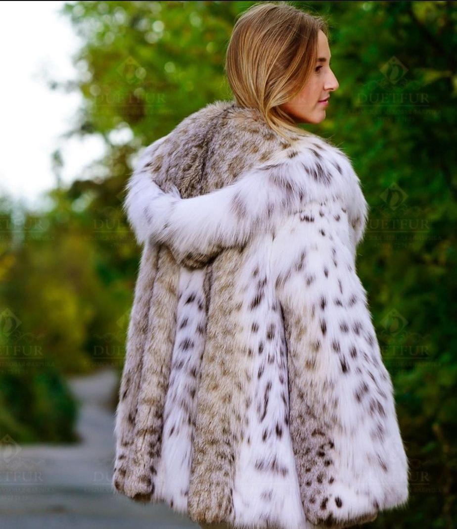 Brand new lynx fur coat size M For Sale at 1stDibs lynx fur jacket