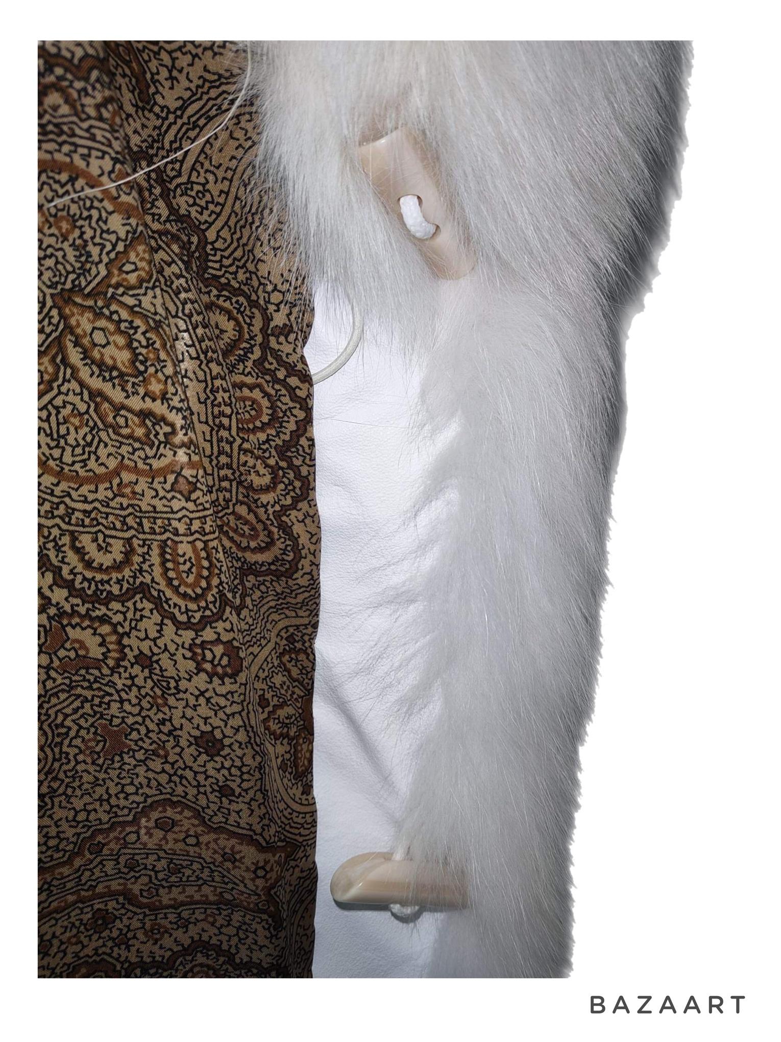 Manteau lynx neuf, taille 14 L en vente 7