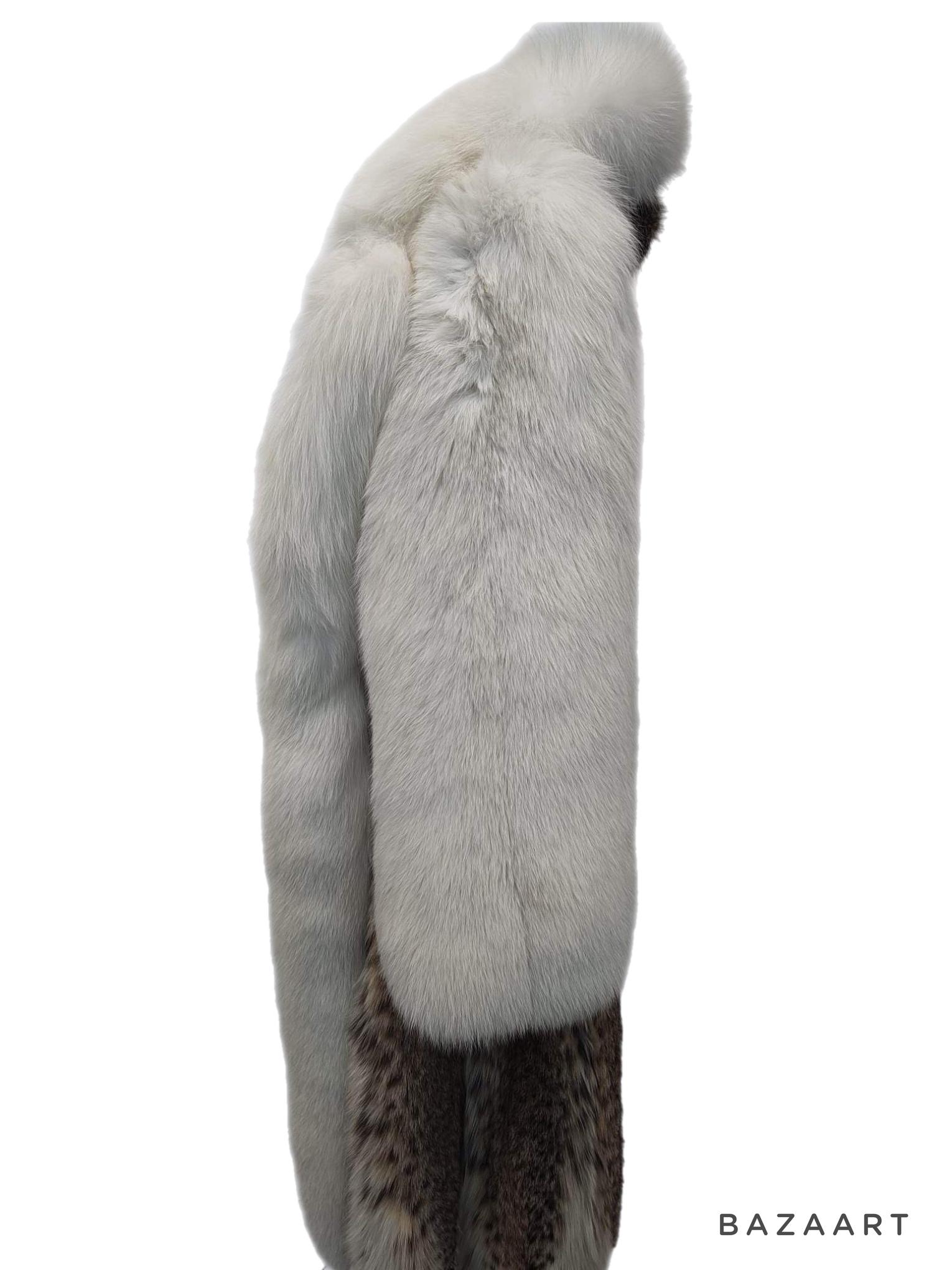Manteau lynx neuf, taille 14 L Neuf - En vente à Montreal, Quebec