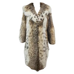 Used Brand new Bobcat lynx fur coat size 4-6