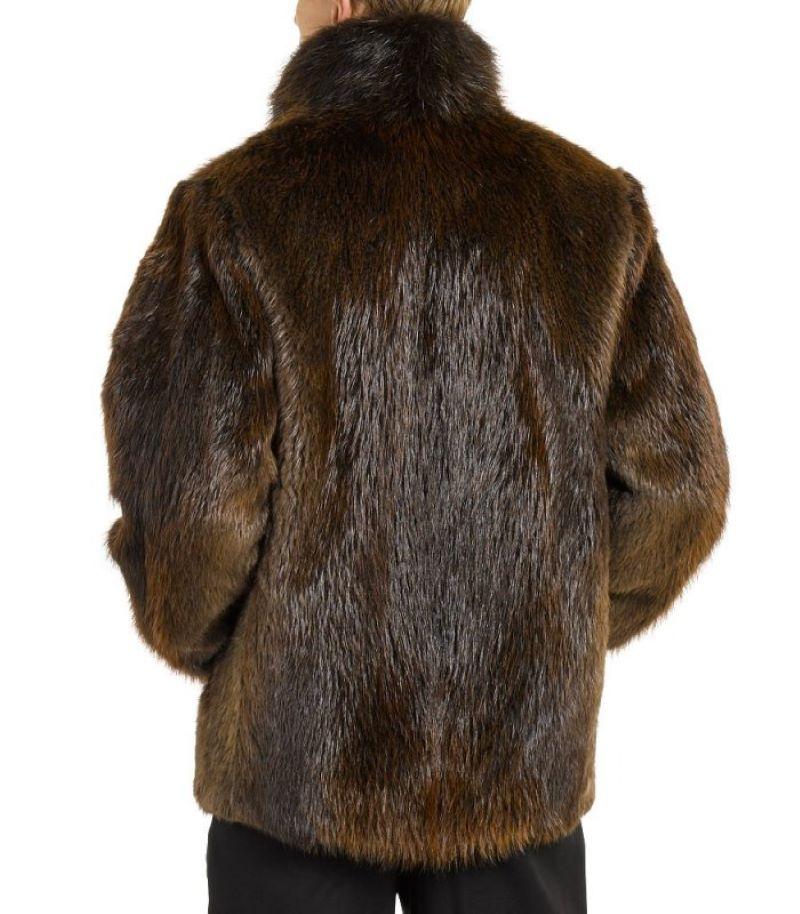 mens beaver fur coat