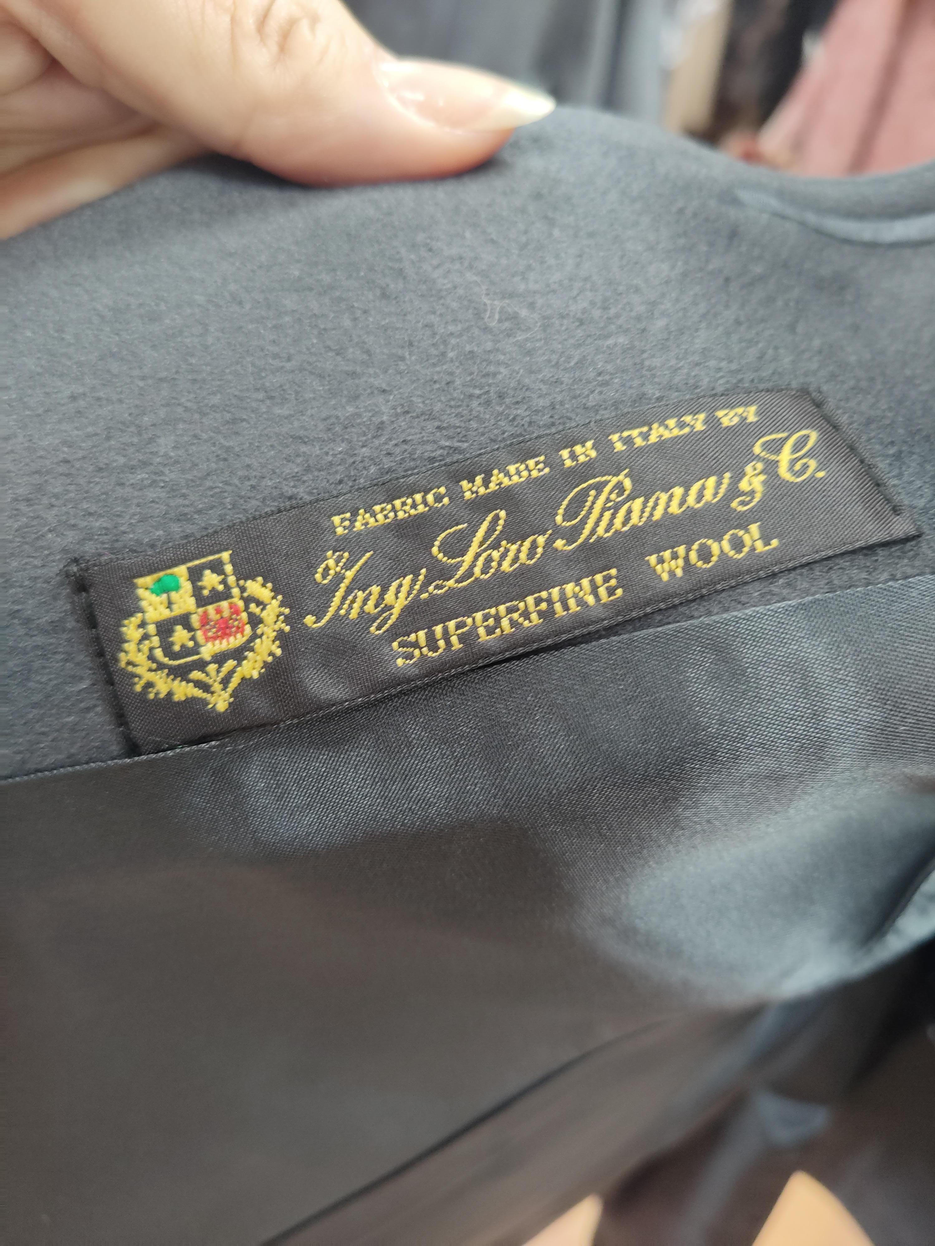 Brand new Mens Loro Piana wool and fur lining  fur trim 5