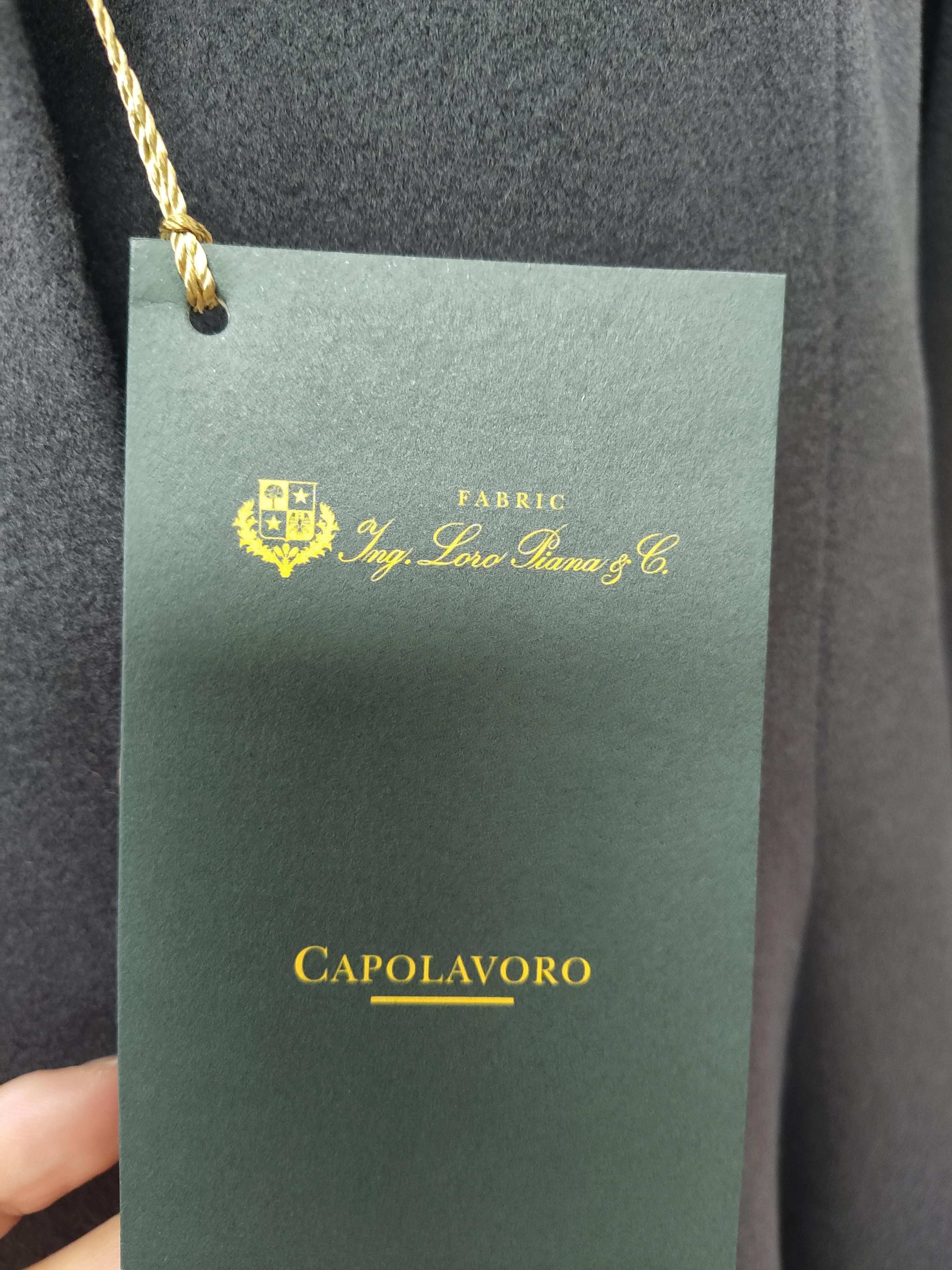 Brand new Mens Loro Piana wool and fur lining  fur trim 6