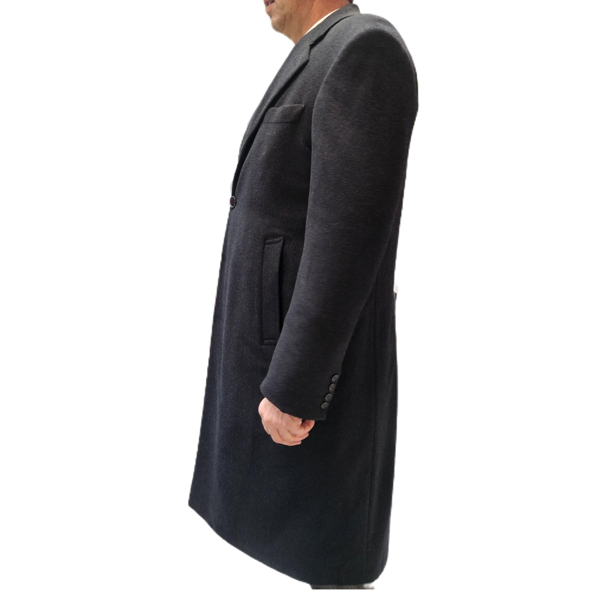 Brand new Mens Loro Piana wool and fur lining  fur trim 2