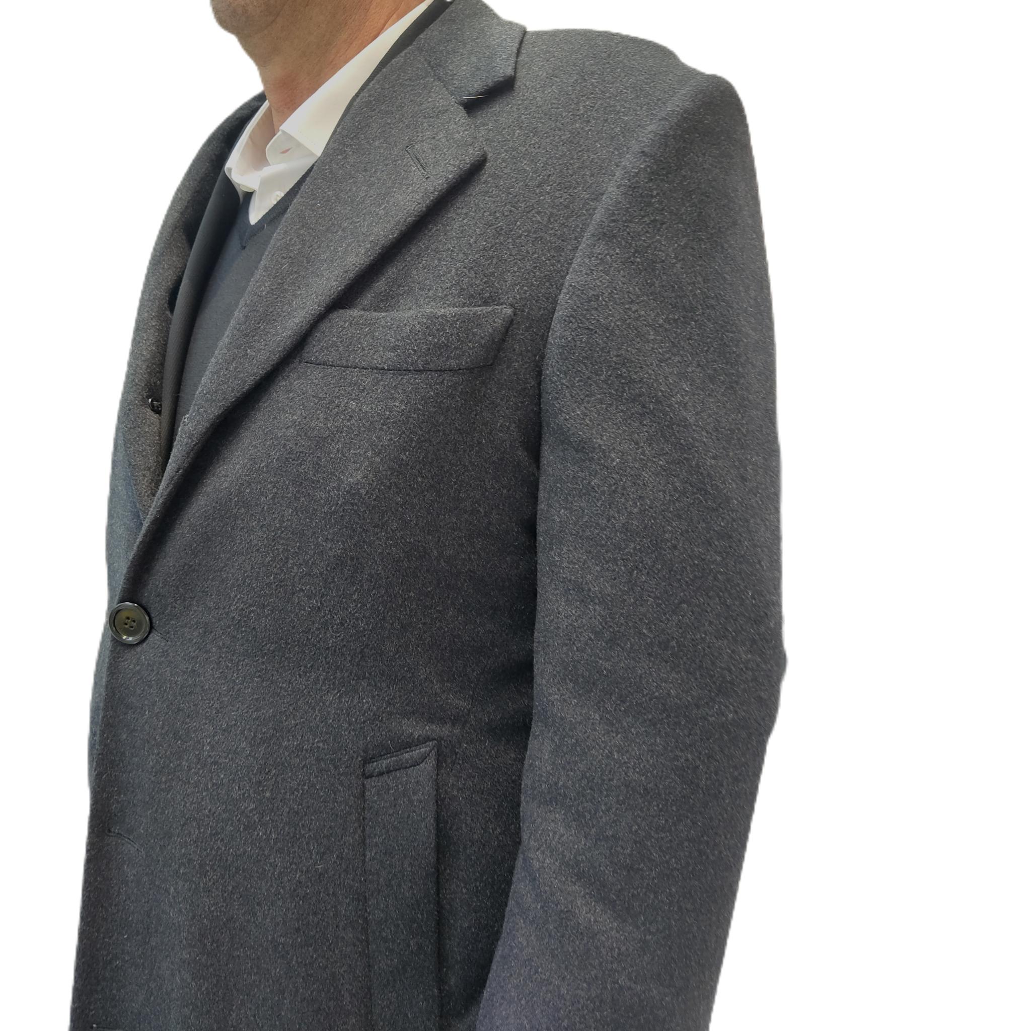 Brand new Mens Loro Piana wool and fur lining  fur trim 4