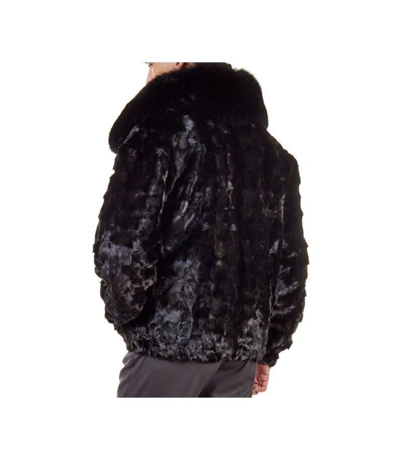 PRODUCT DESCRIPTION:

Brand new luxurious men's Mink fur coat 

Condition: Brand New

Closure: Zipper

Color: Black

Material: Mink

Garment type: Coat

Sleeves: Straight

Pockets: Two pockets

Collar: Portrait

Lining: Shirred Silk satin

Made in