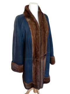 Brand New Mink Fur Coat reversible size 10 (M)