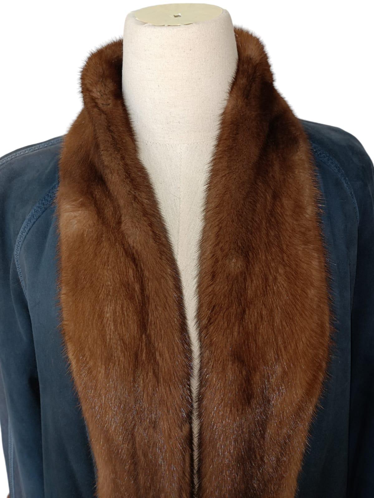 Nuovo Cappotto in pelliccia di visone reversibile taglia 10 (M) In condizioni ottime in vendita a Montreal, Quebec