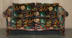 Brand New Mulberry Silk Velvet Sporting Life Howard Style Claw & Ball Feet Sofa