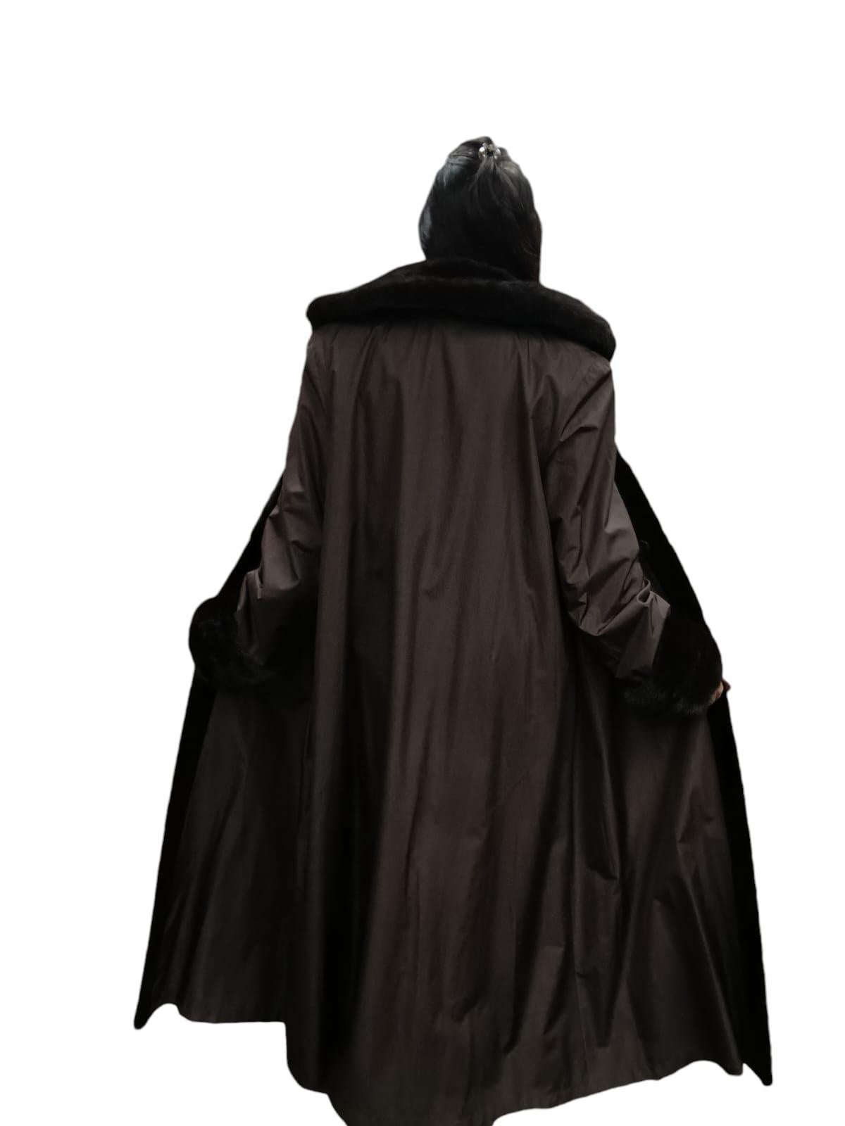 Brand New NOS Christian Dior sheared female Mink Fur Coat reversible size 20 For Sale 7