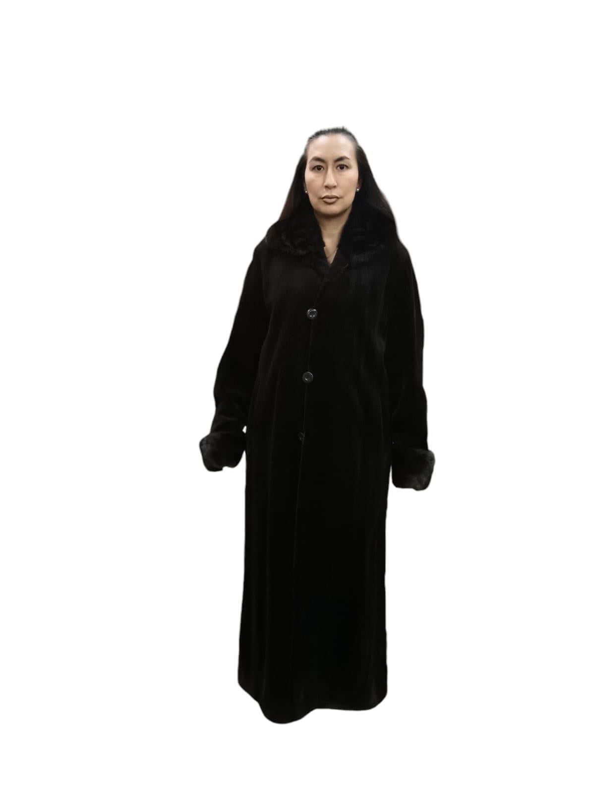 Brand New NOS Christian Dior sheared female Mink Fur Coat reversible size 20 For Sale 11