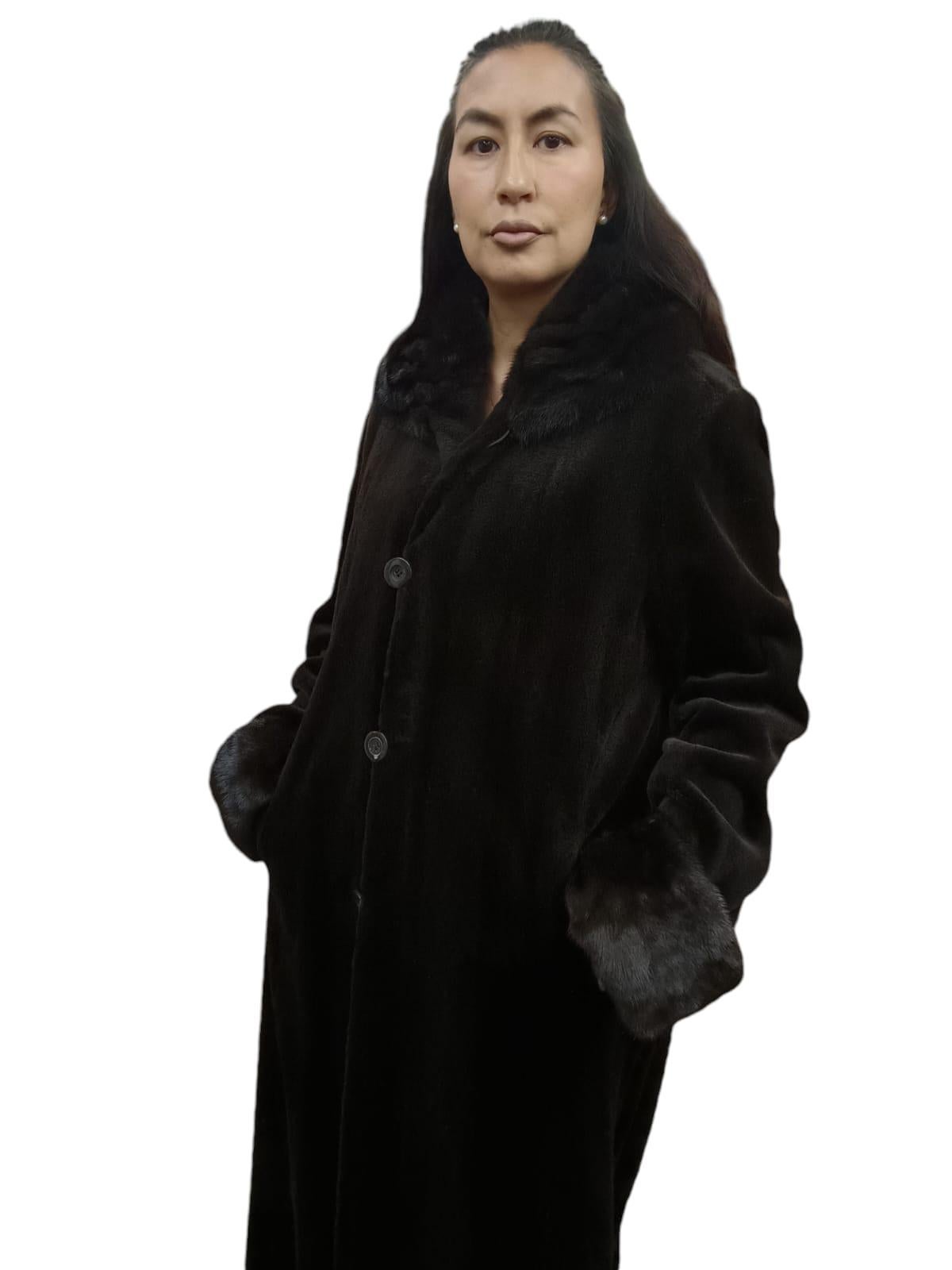 Brand New NOS Christian Dior sheared female Mink Fur Coat reversible size 20 For Sale 13