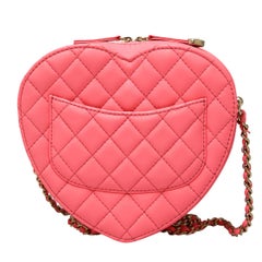 Brand New Pink Chanel Heart Bag