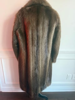 Brand new natural beaver fur coat men’s 44/M