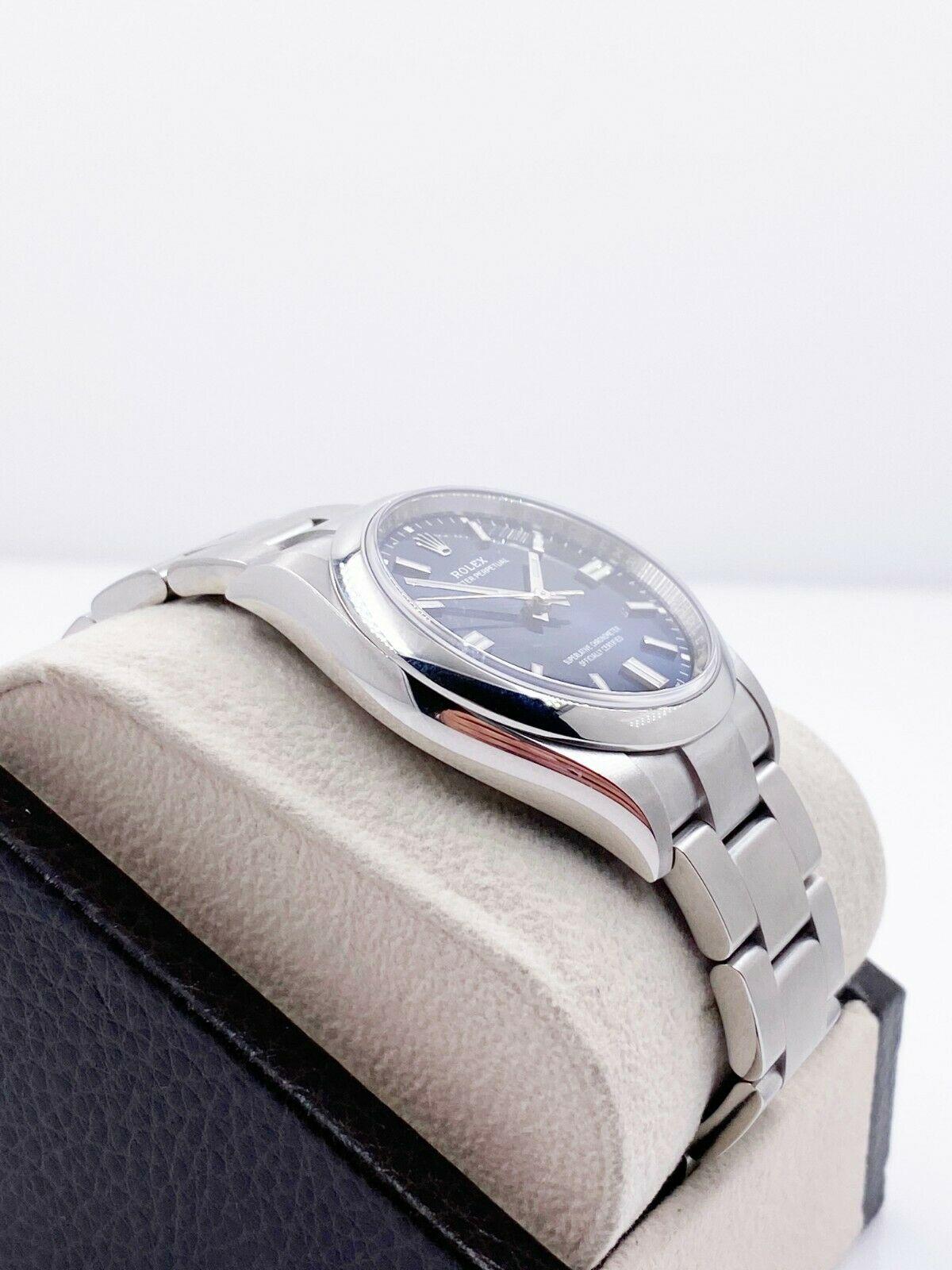 Edelstahl-Kastenpapier 2020, Oyster Perpetual Blue Zifferblatt, 126000 1