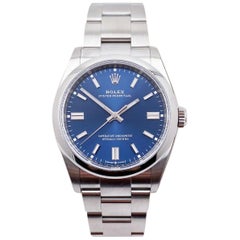 Edelstahl-Kastenpapier 2020, Oyster Perpetual Blue Zifferblatt, 126000