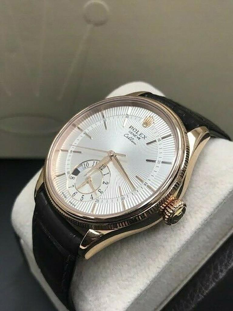 Rolex 50525 Cellini Dual Time 18 Karat Rose Gold Watch Box and Papers, 2019 1