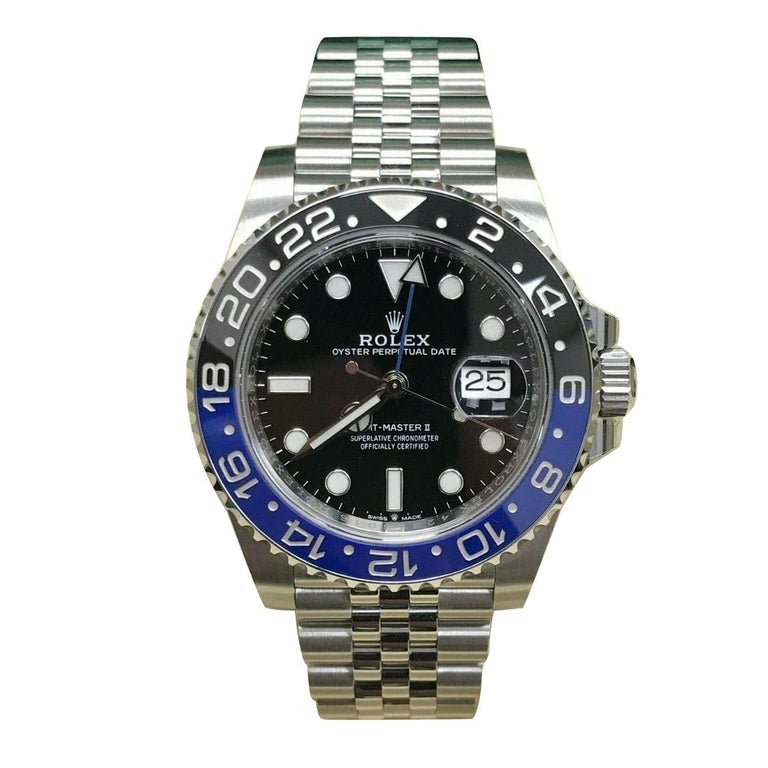 Brand New Rolex Batman Gmt Master Ii 126710blnr Stainless Box And Papers 2019 For Sale At 1stdibs