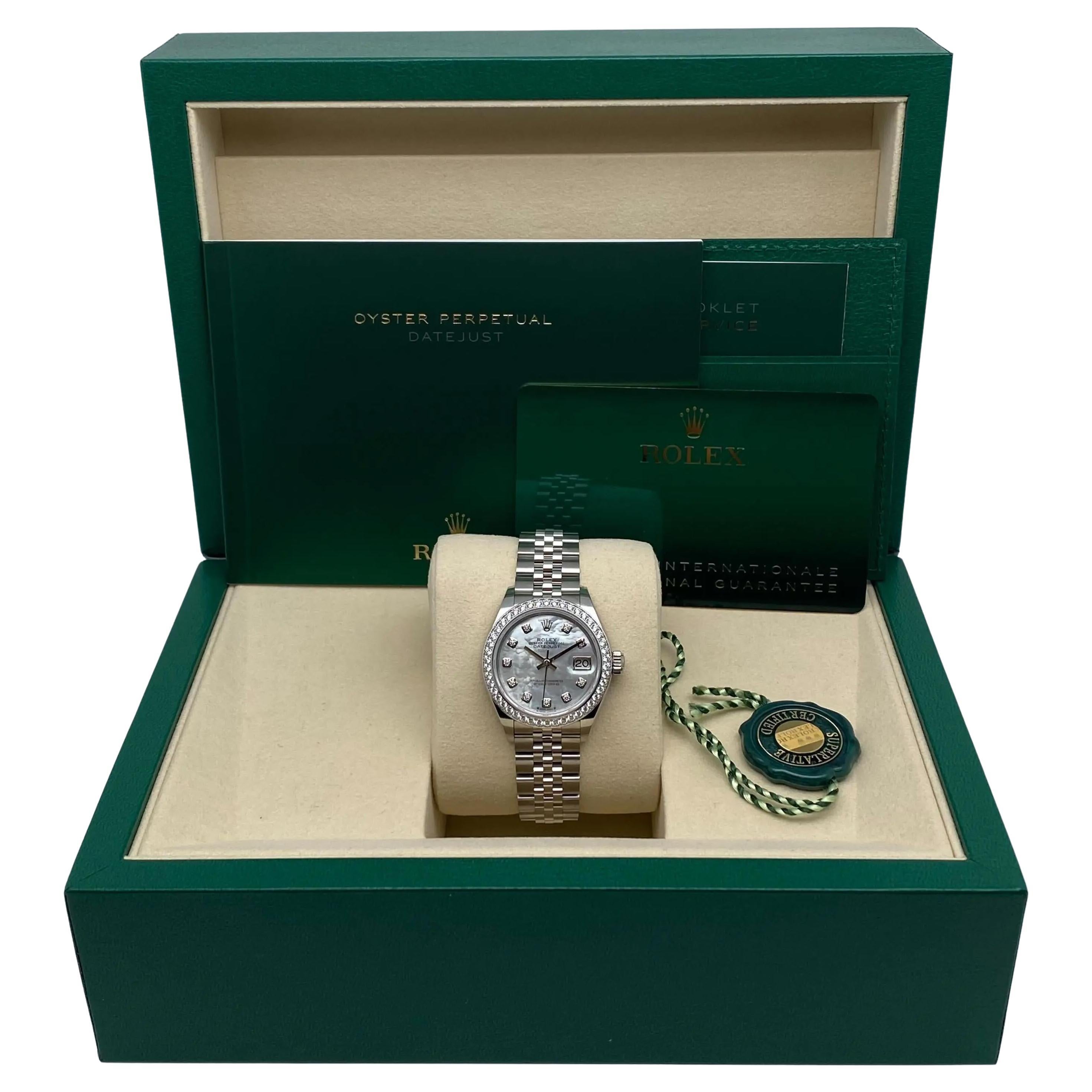 Nuovo Rolex Datejust 28mm 279384RBR Orologio con quadrante di diamanti P
A. B.
