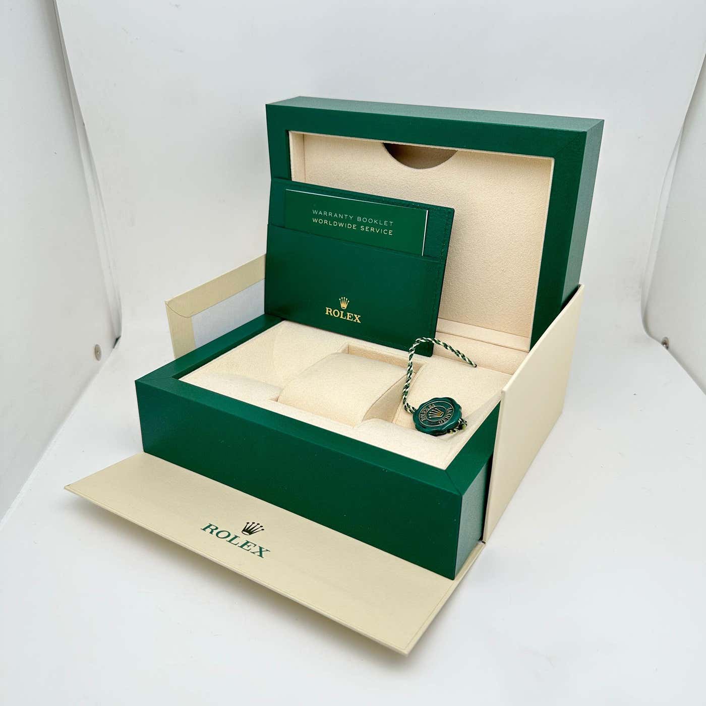Brand new rolex green Box For Sale at 1stDibs
