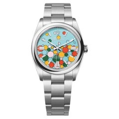 Nuevo Rolex Oyster Perpetual 36mm Celebration Dial Acero inoxidable Juego completo