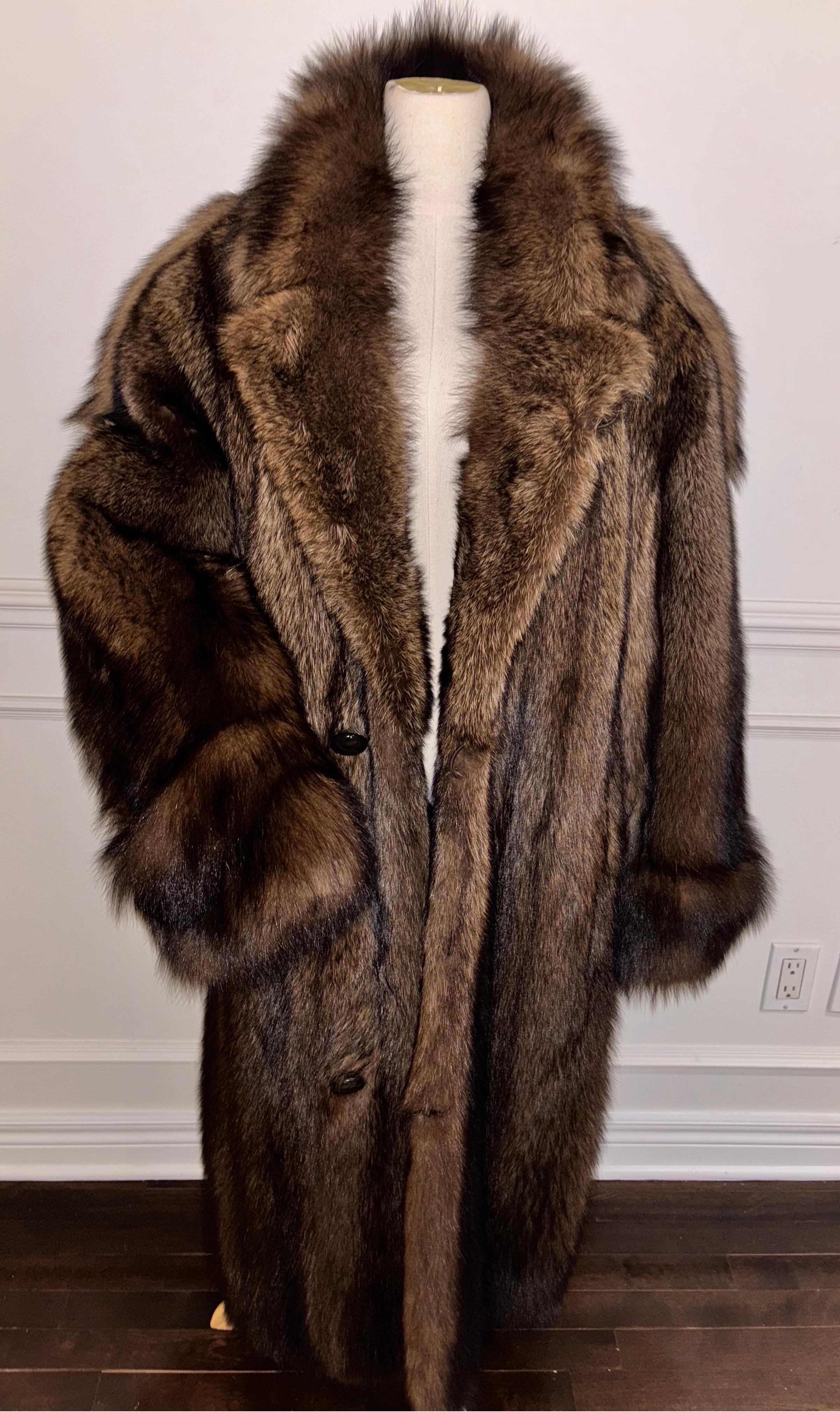 Nuevo abrigo de piel de marta Fischer hombre 54/L en venta 6