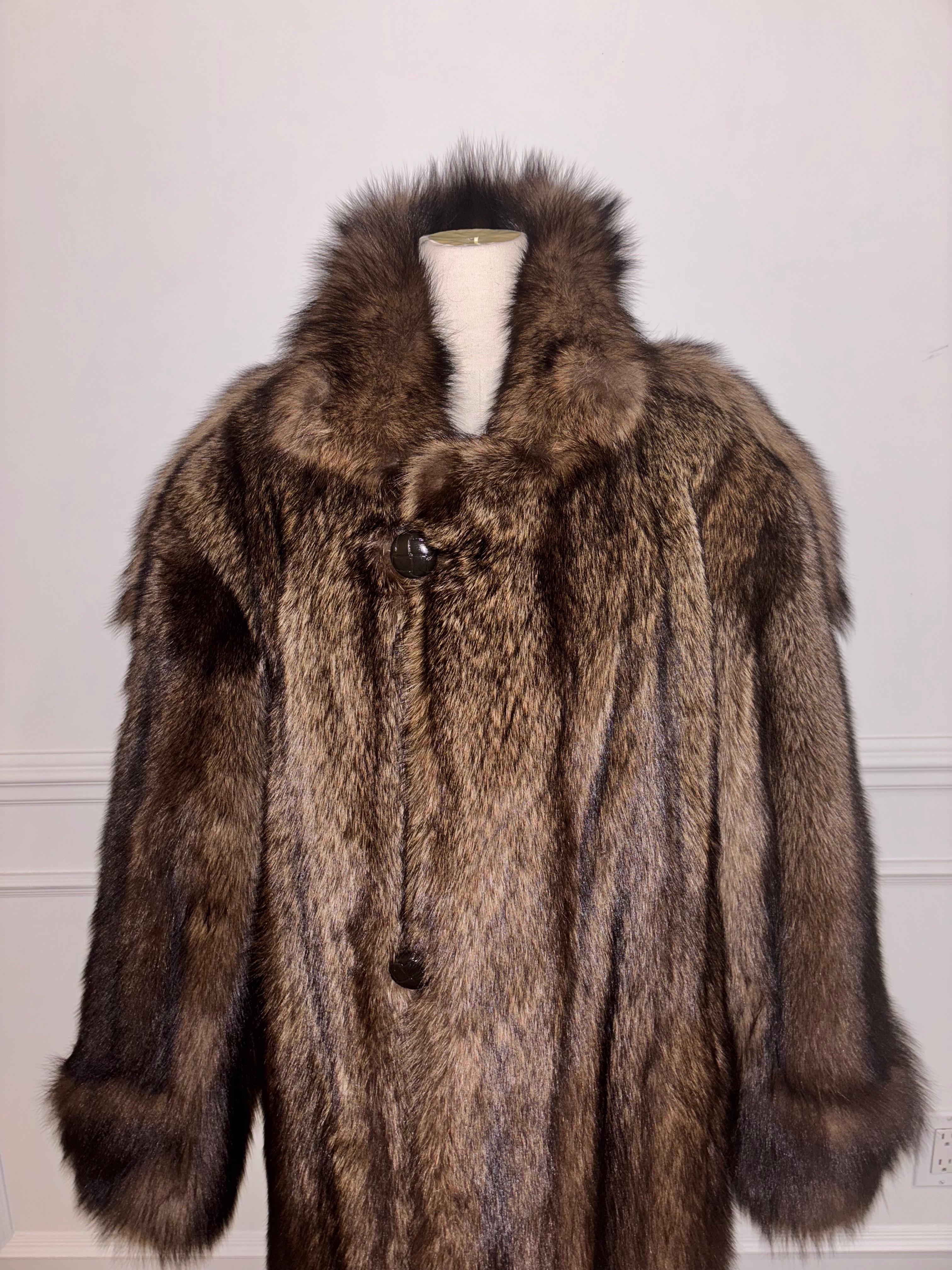 Nuevo abrigo de piel de marta Fischer hombre 54/L en venta 7