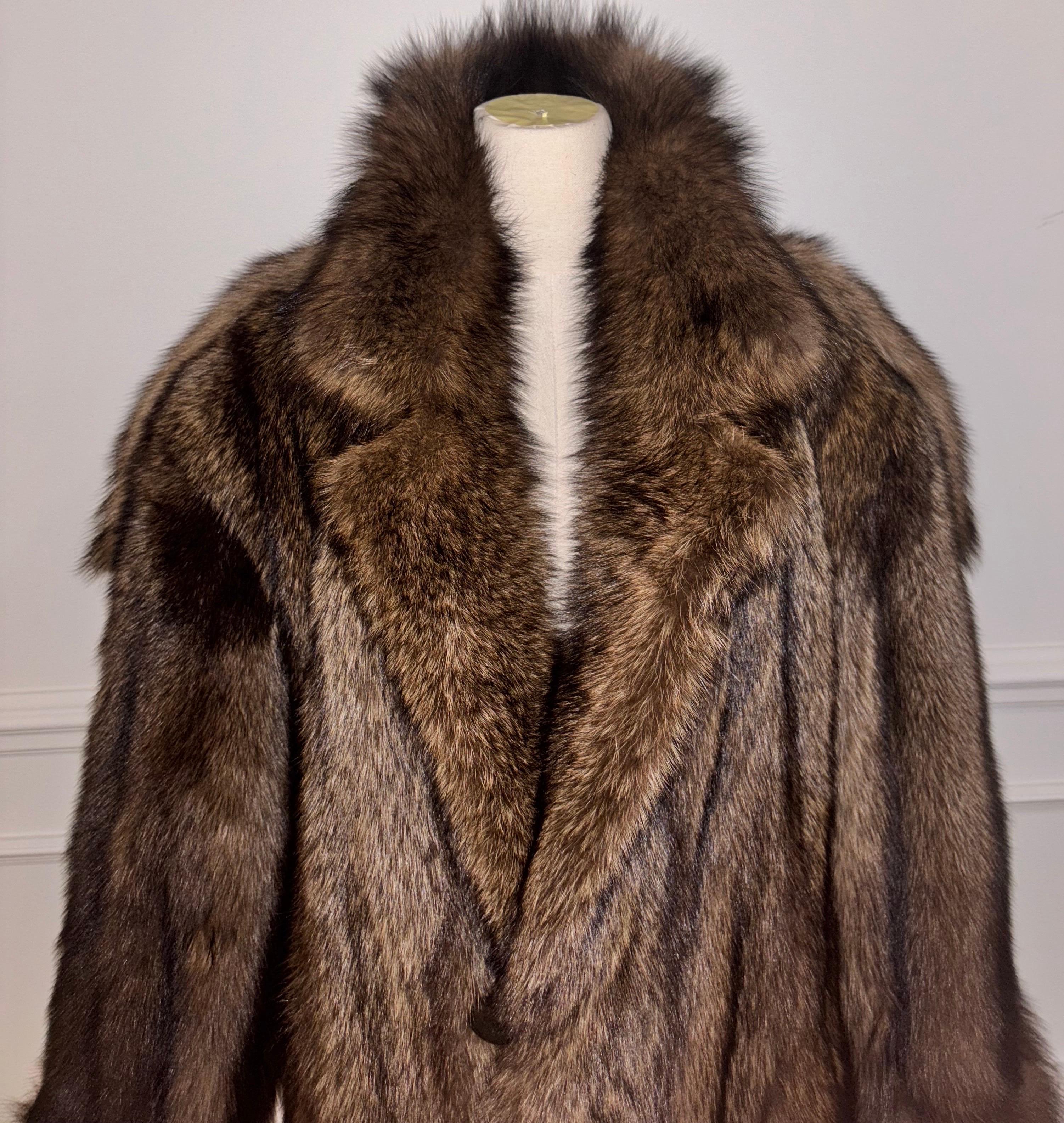 Nuevo abrigo de piel de marta Fischer hombre 54/L en venta 8