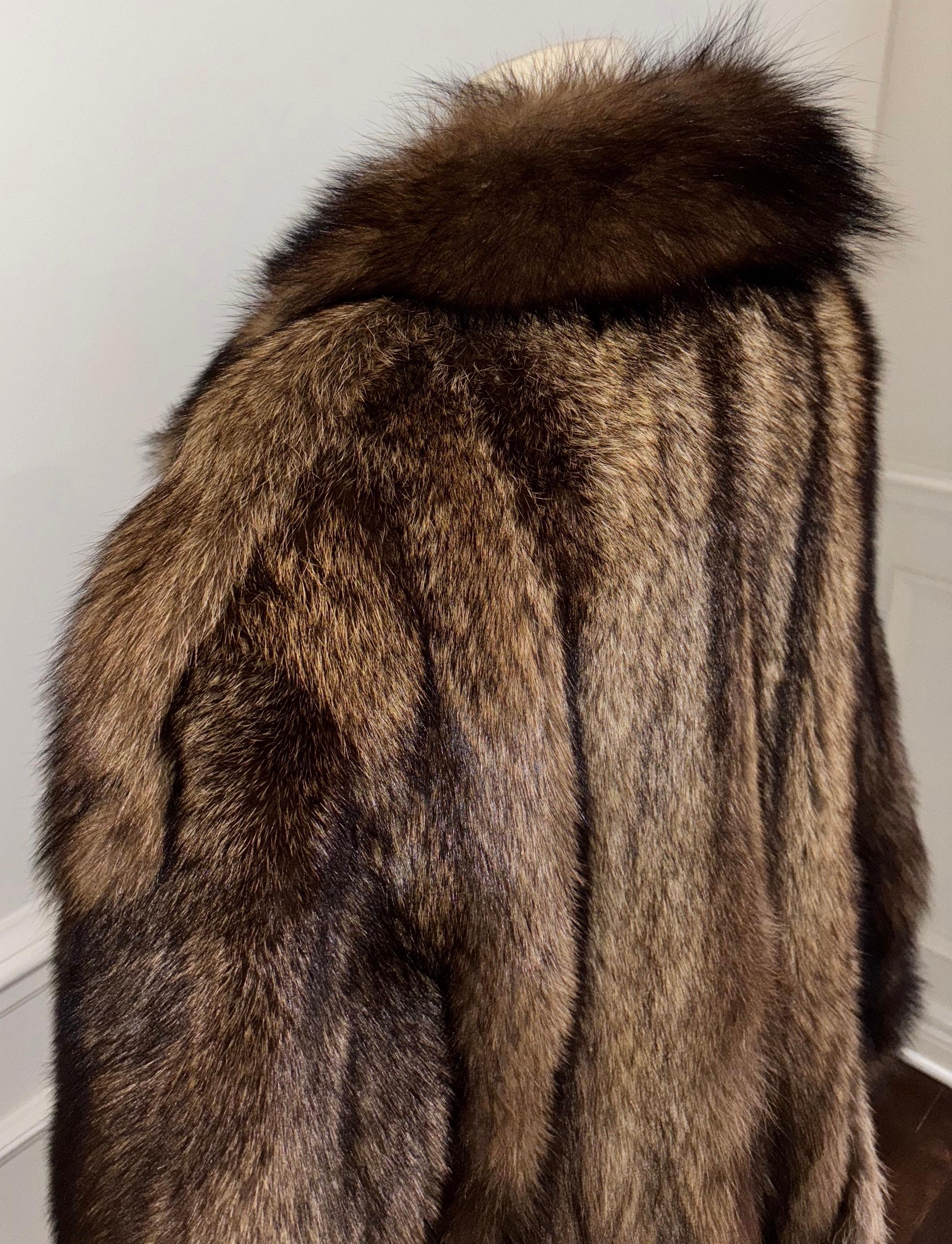 Nuevo abrigo de piel de marta Fischer hombre 54/L en venta 9