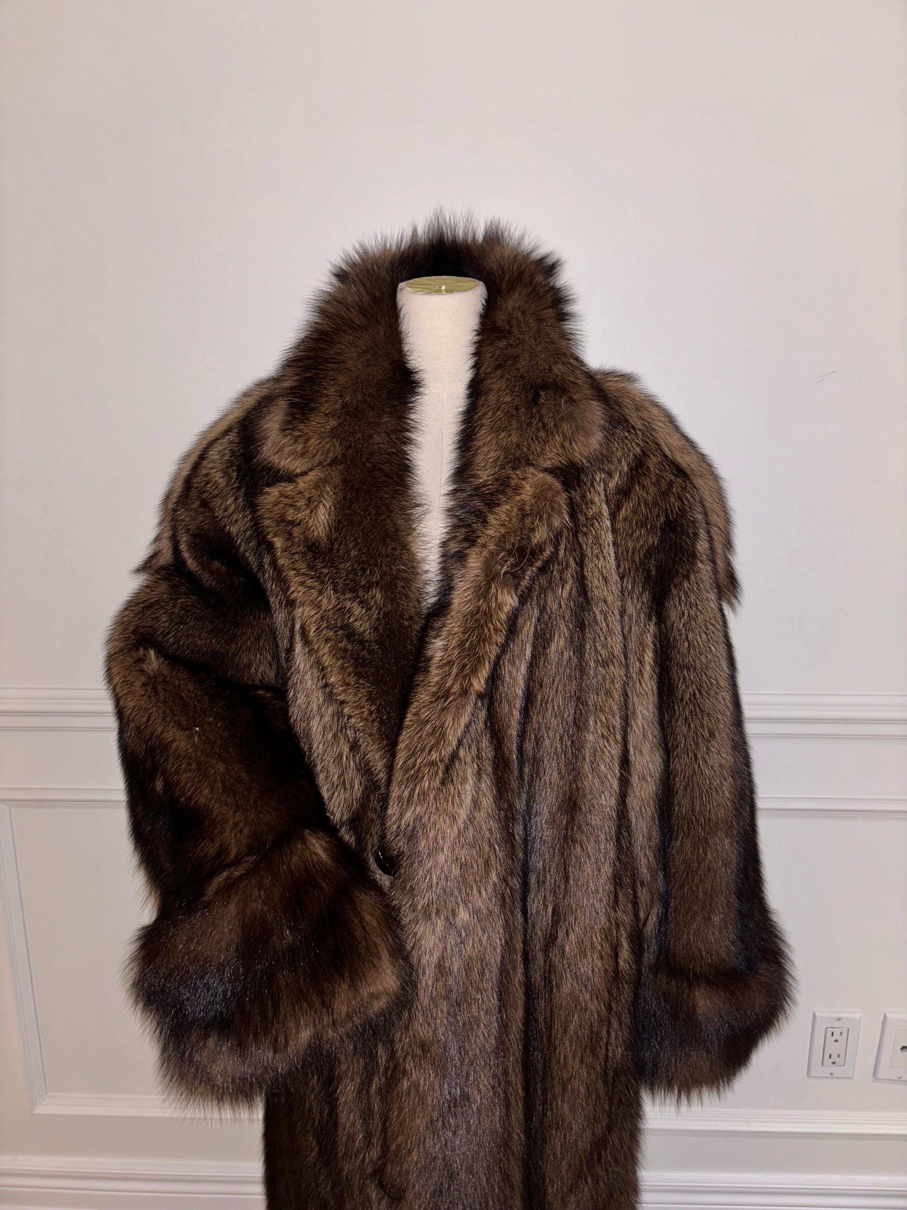 Nuevo abrigo de piel de marta Fischer hombre 54/L en venta 10