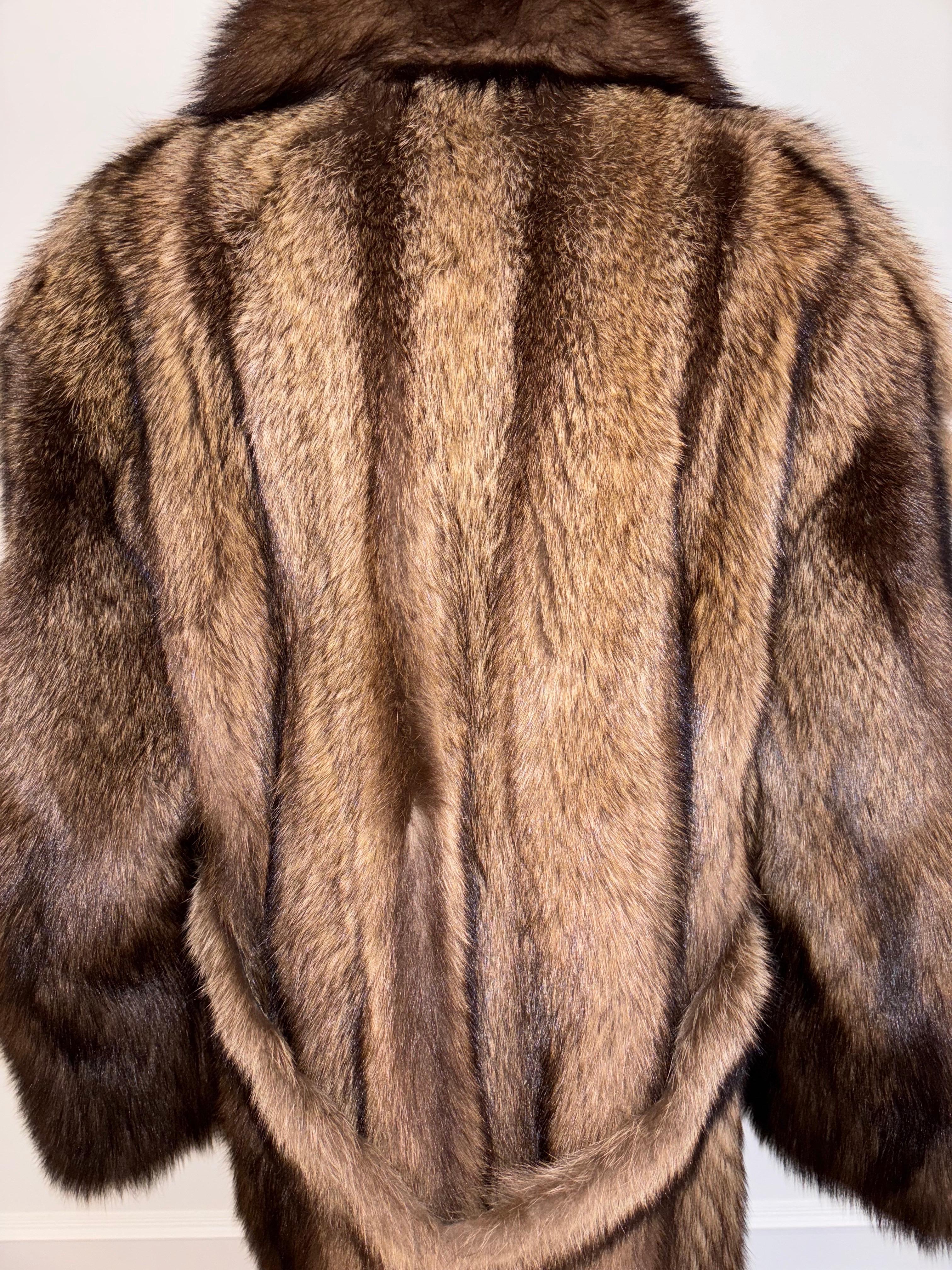 Nuevo abrigo de piel de marta Fischer hombre 54/L en venta 13