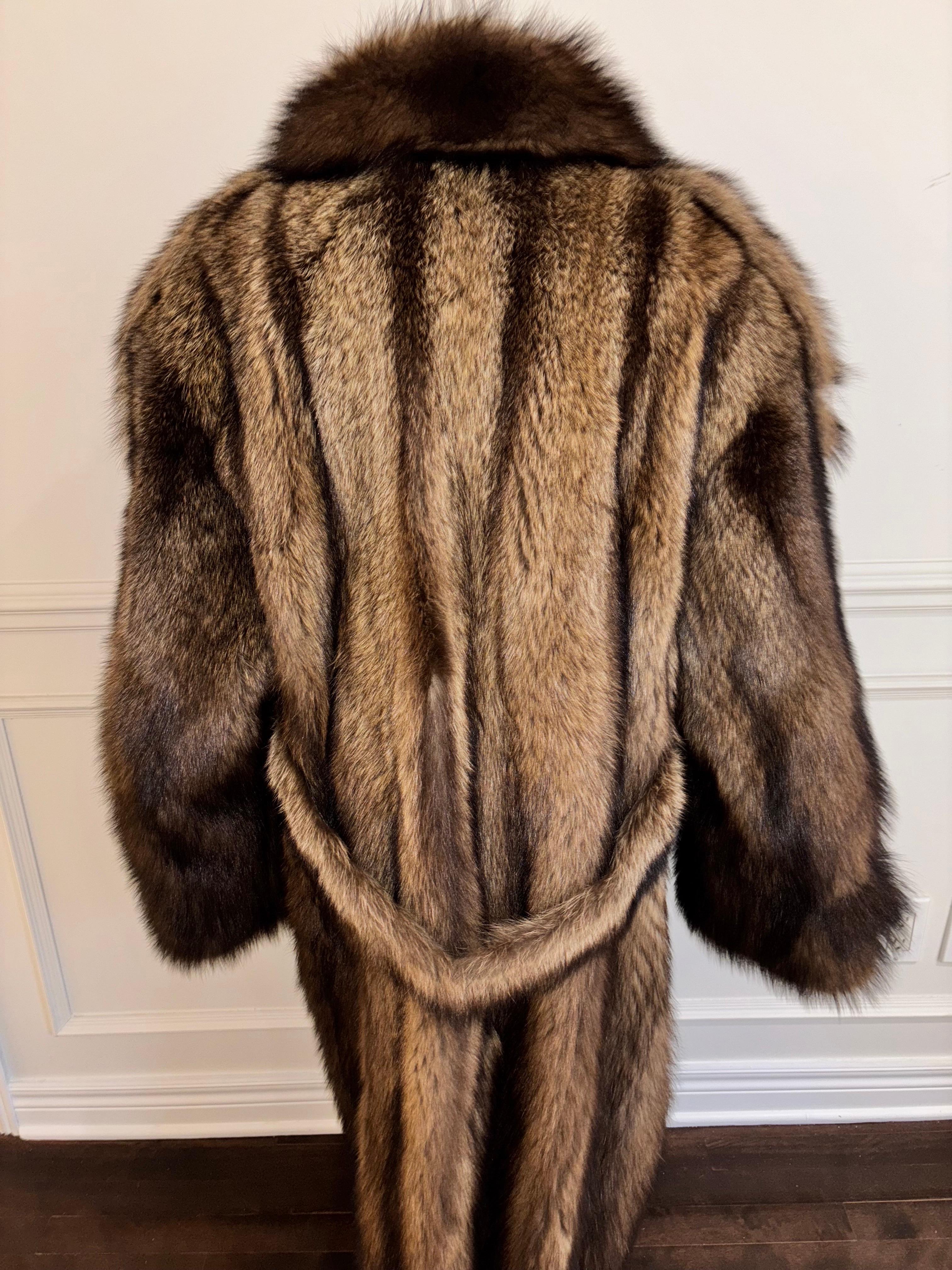 Nuevo abrigo de piel de marta Fischer hombre 54/L en venta 14