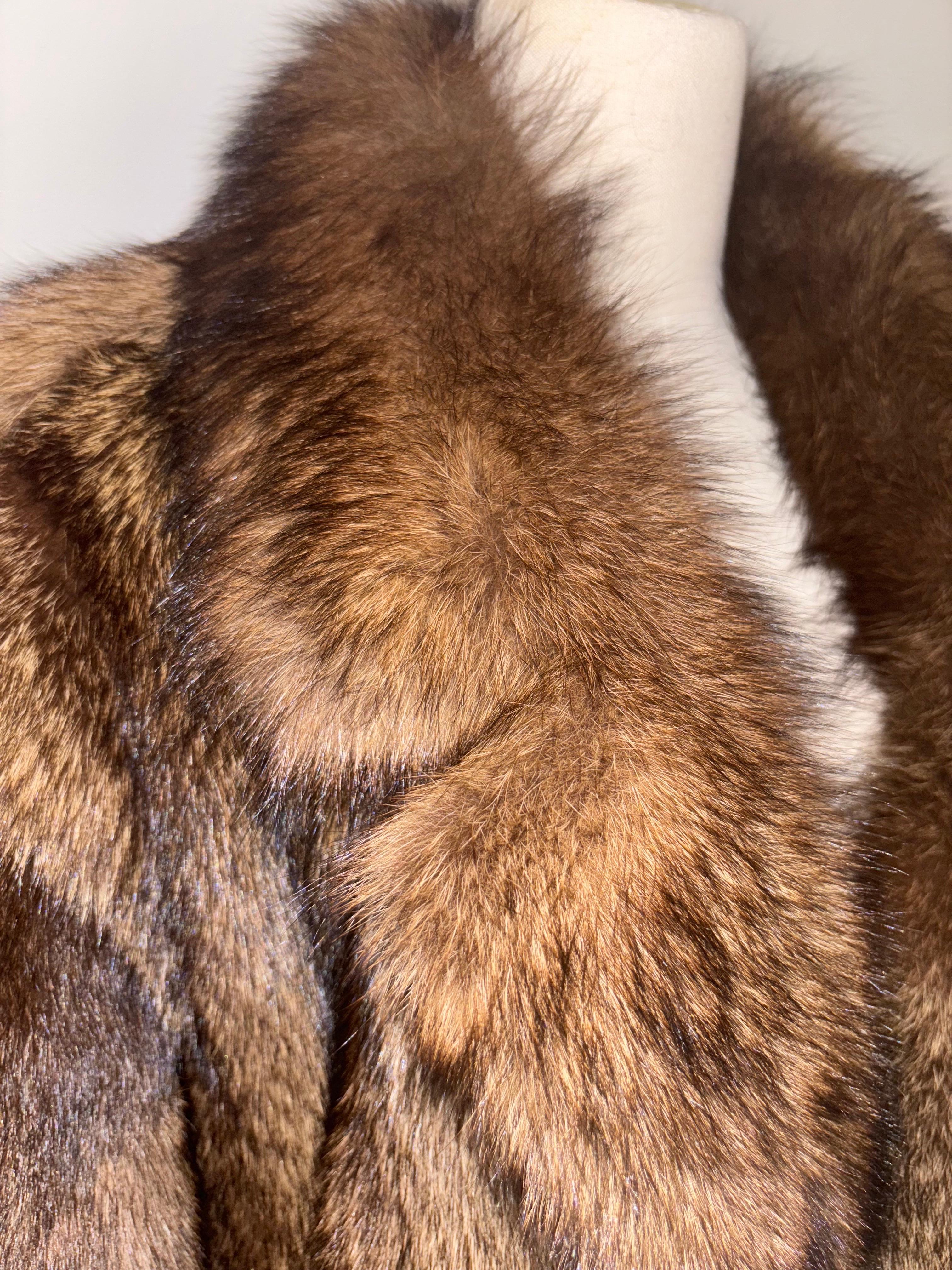 De las mujeres Nuevo abrigo de piel de marta Fischer hombre 54/L en venta