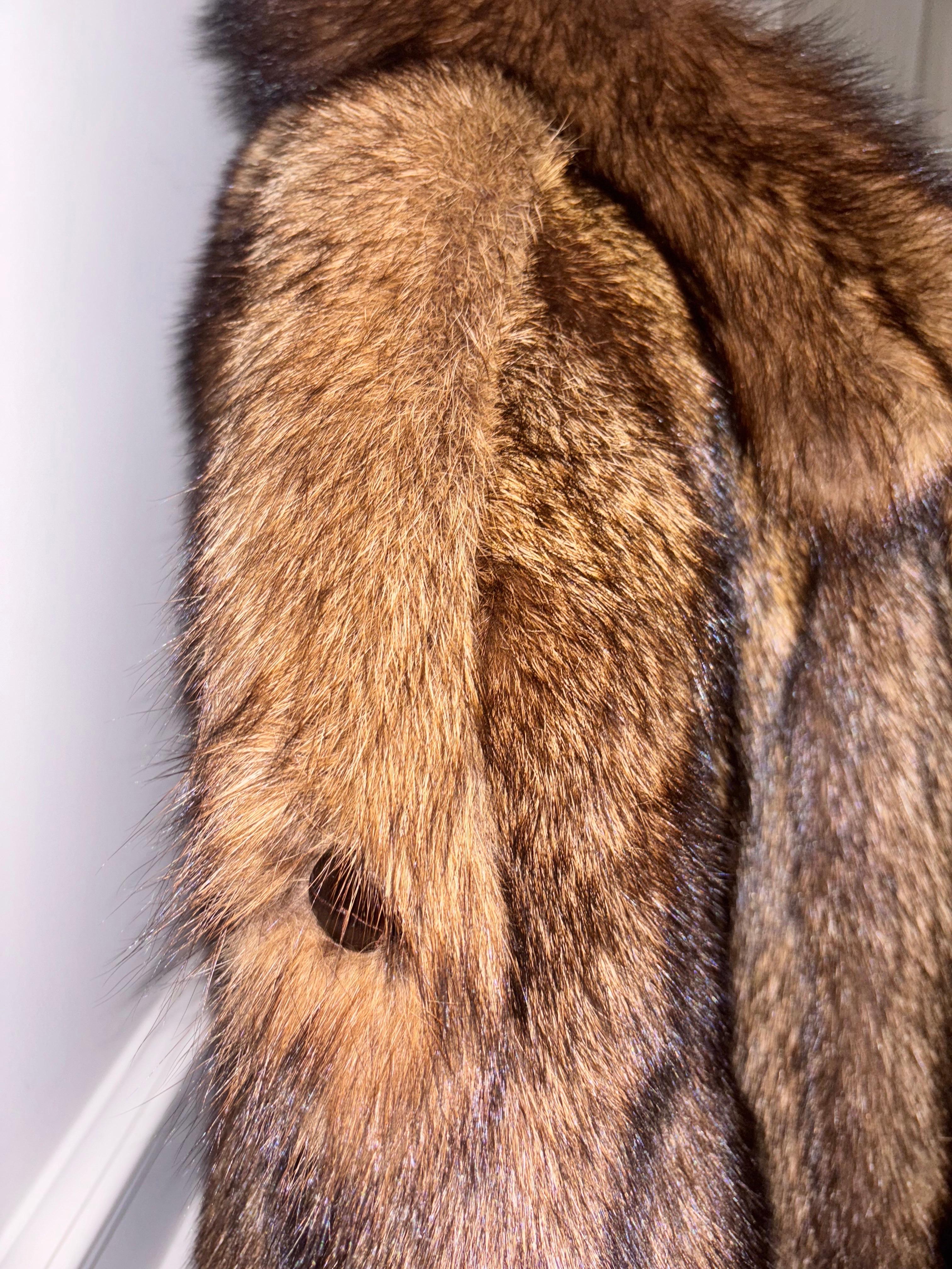 Nuevo abrigo de piel de marta Fischer hombre 54/L en venta 1