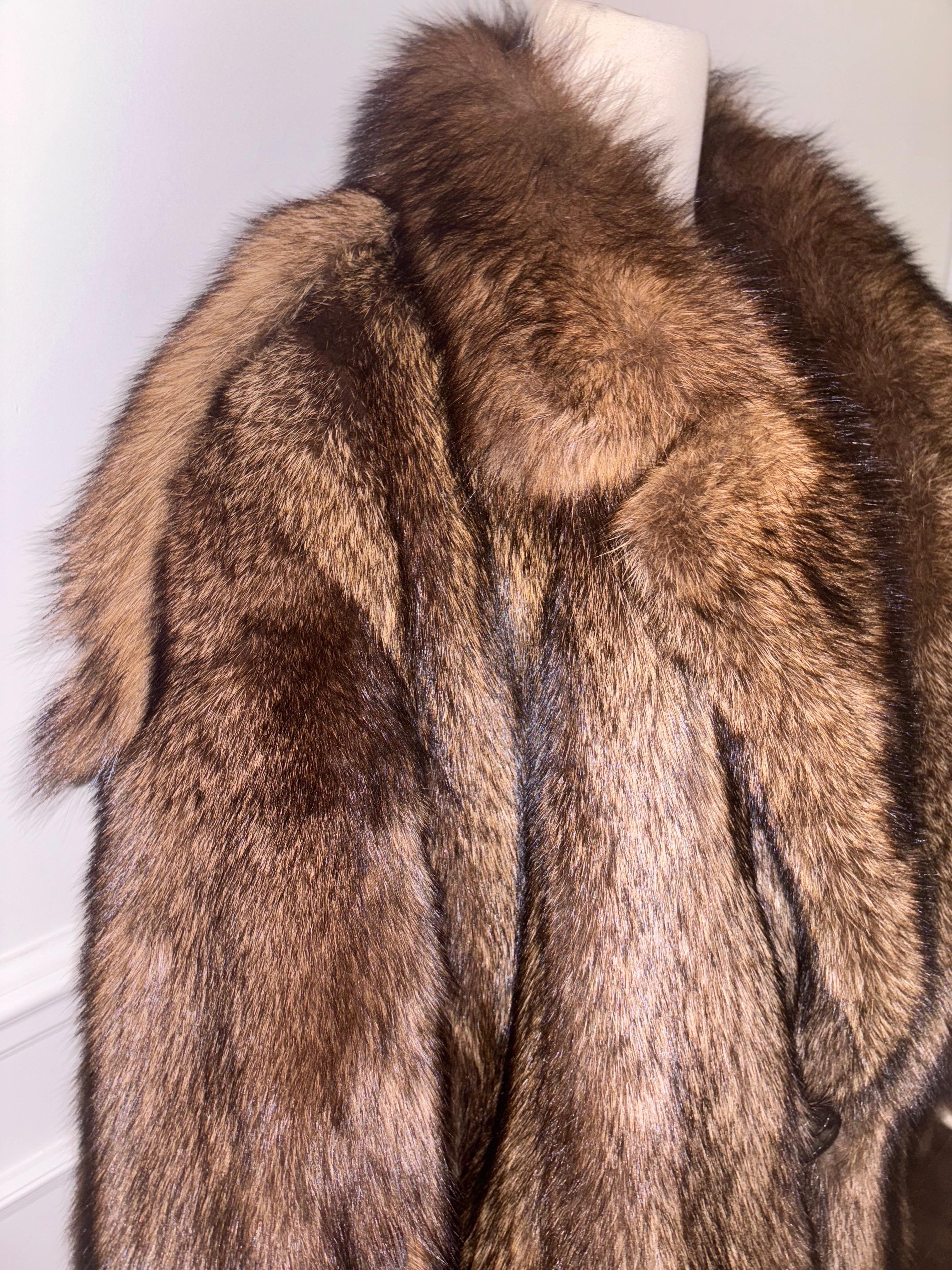 Nuevo abrigo de piel de marta Fischer hombre 54/L en venta 3