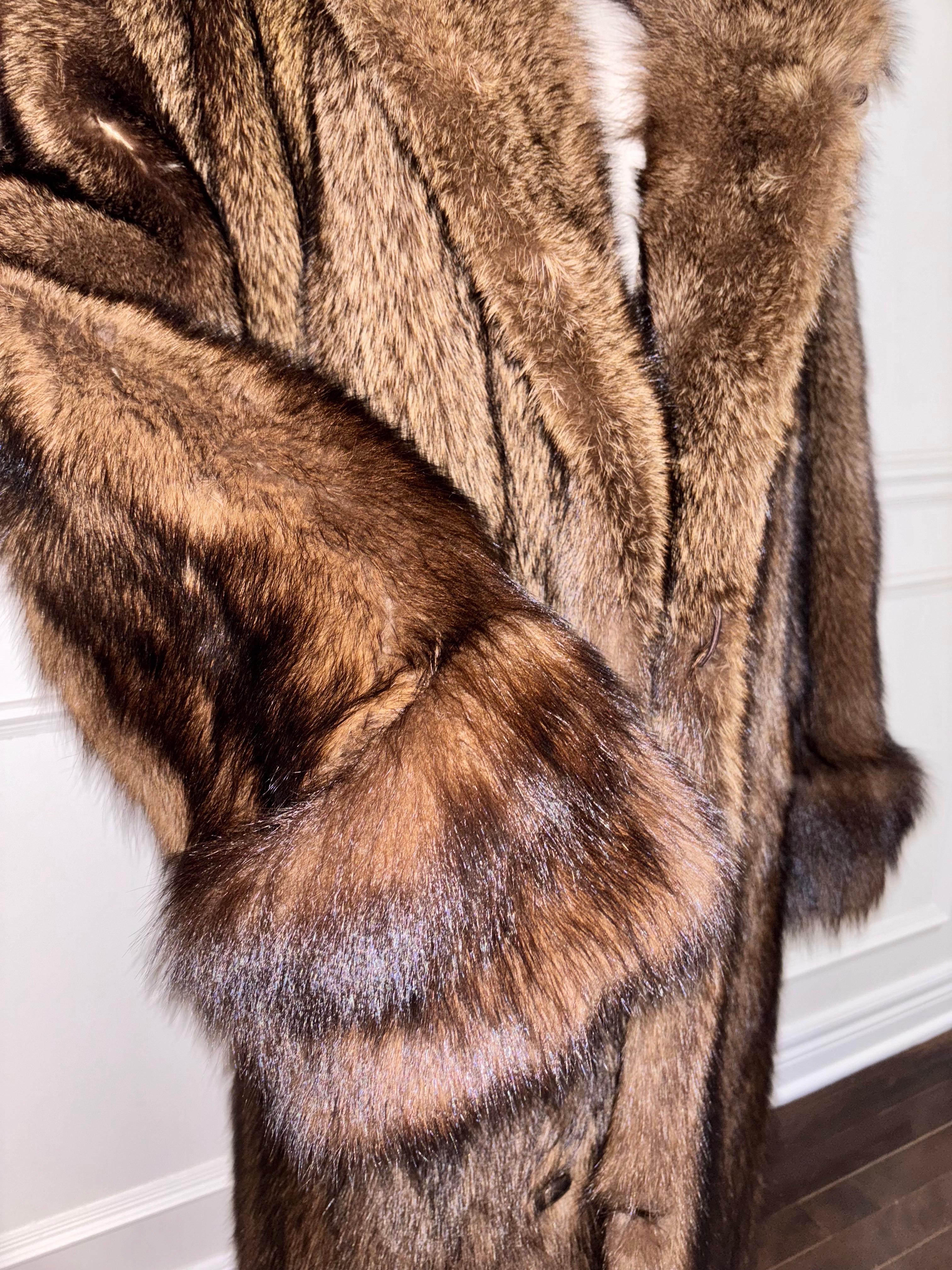 Nuevo abrigo de piel de marta Fischer hombre 54/L en venta 4