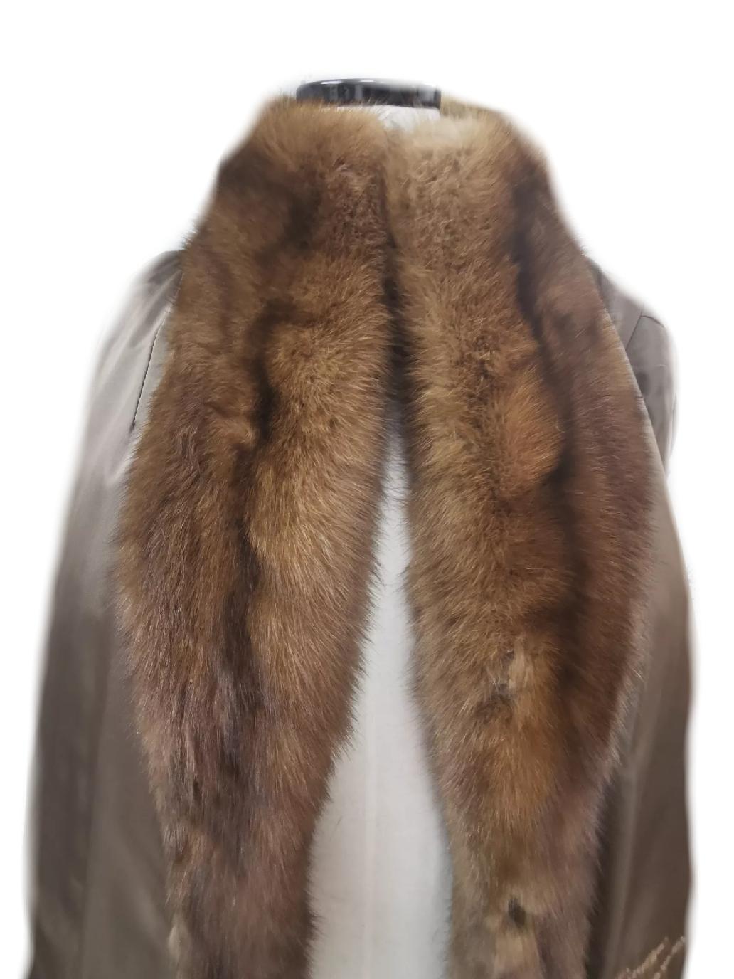 Brand New Sable Fur Coat (Size 20-22 XXL) For Sale 1