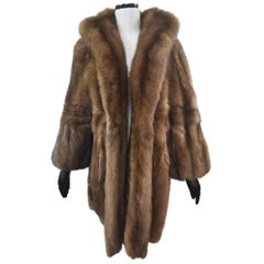 Brand New Sable Fur Coat (Size 20-22 XXL)