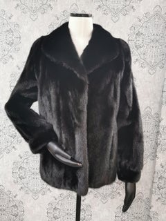 Brand new Saga mink fur coat size 12