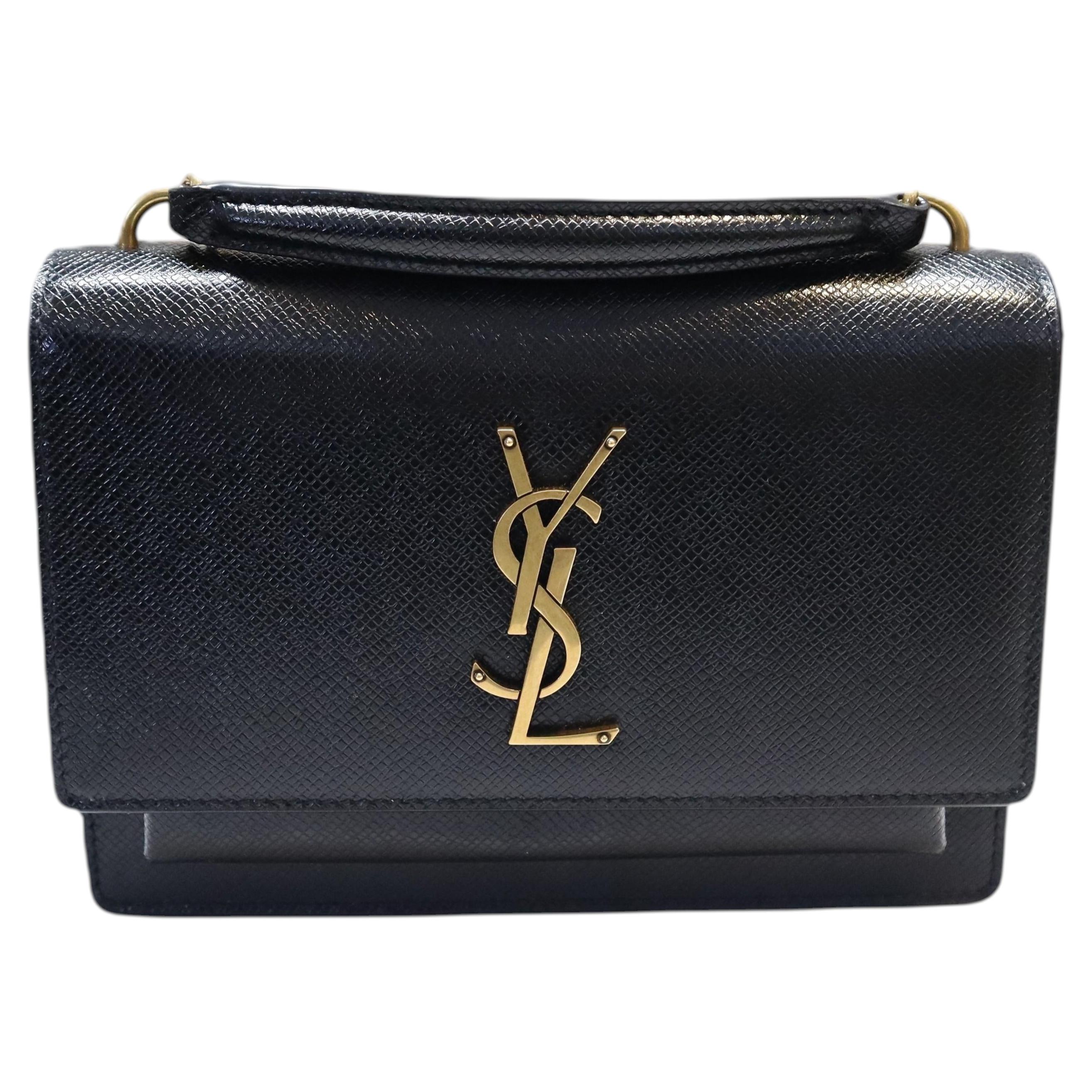 Brand New SAINT LAURENT Sunset Top Handle Chain Wallet Bag For Sale