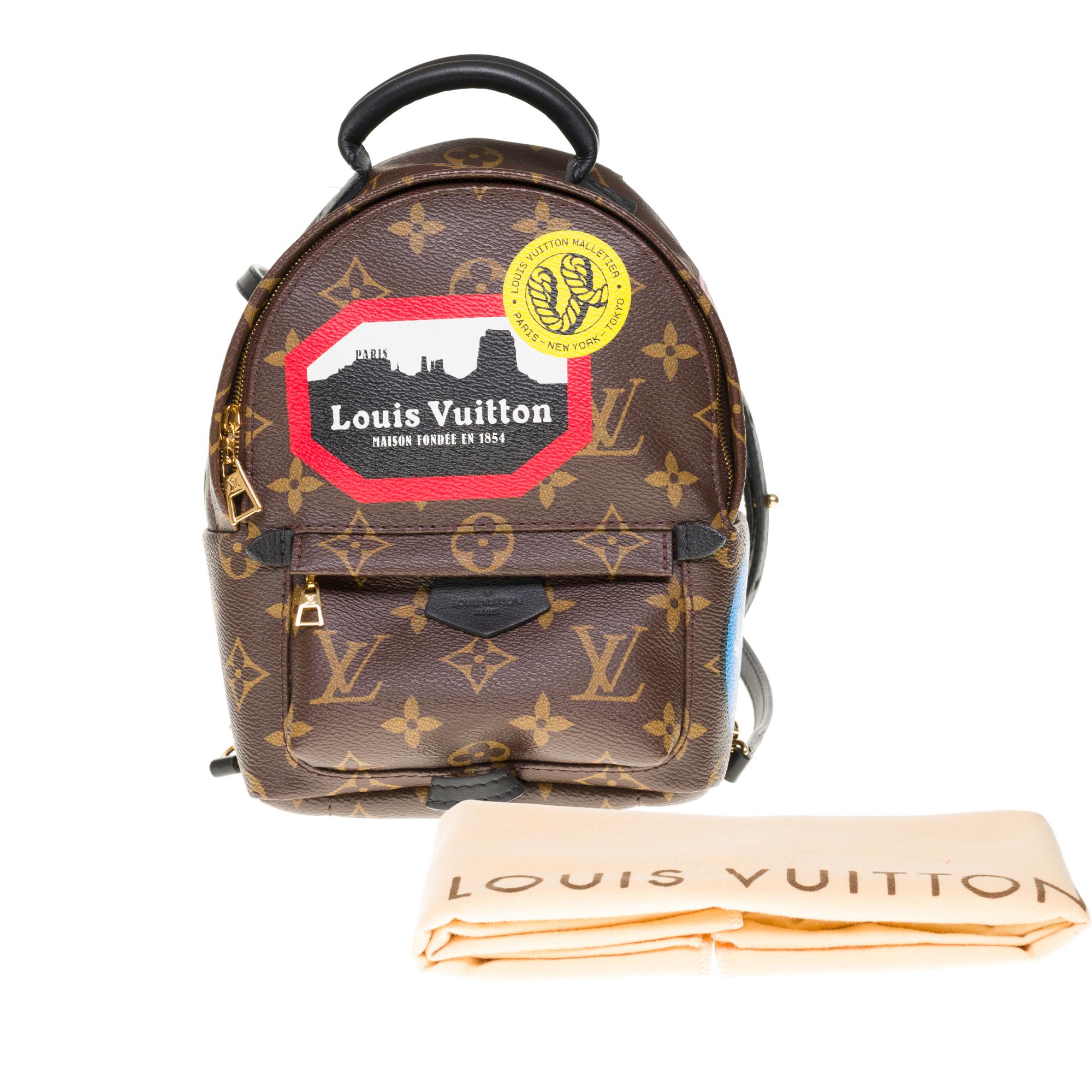 Brandneuer, ausverkaufter Louis Vuitton Palm Springs Mini-Rucksack My LV World Tour 6