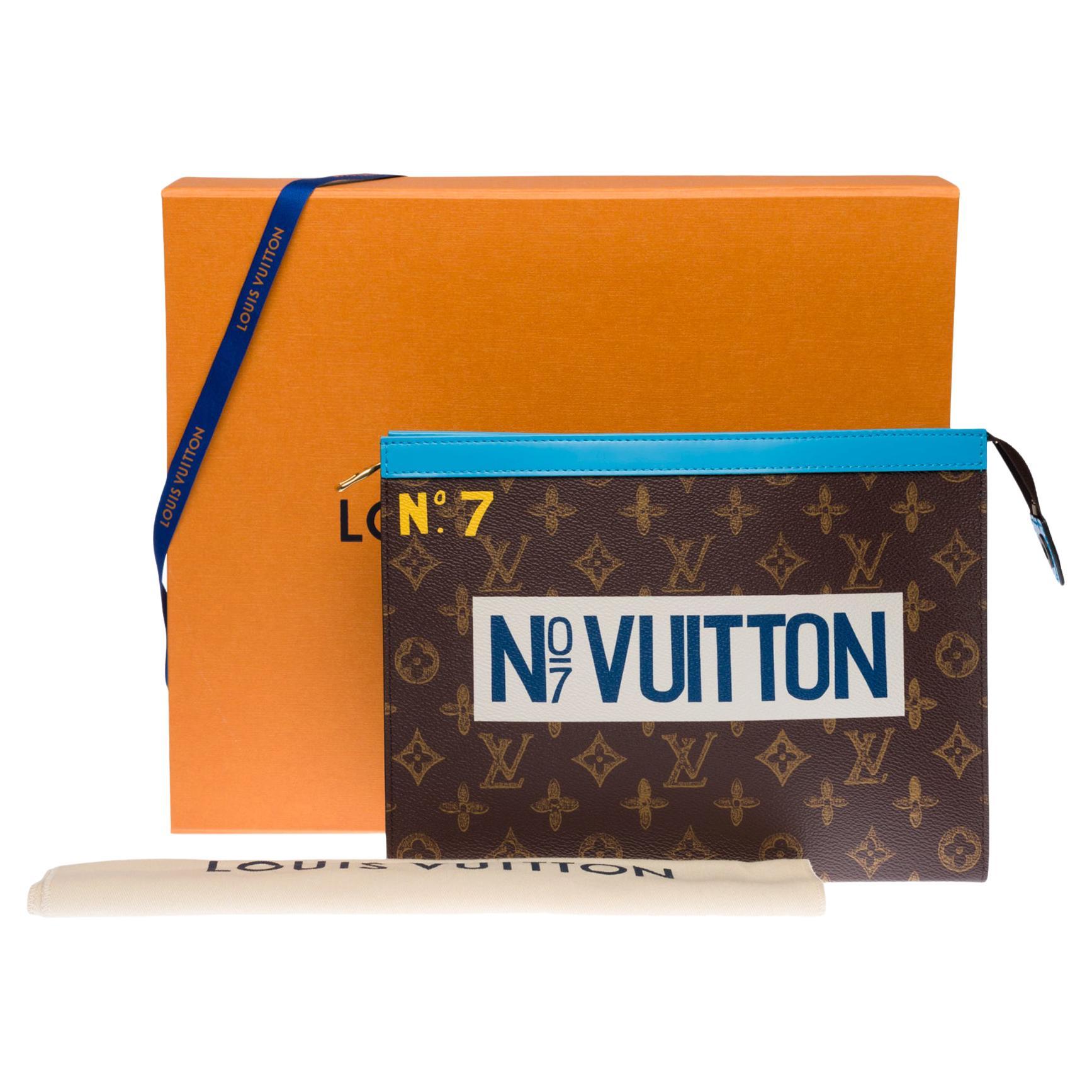Brand New/Sold Out /Louis Vuitton Travel Pouch in brown canvas by Virgil Abloh
