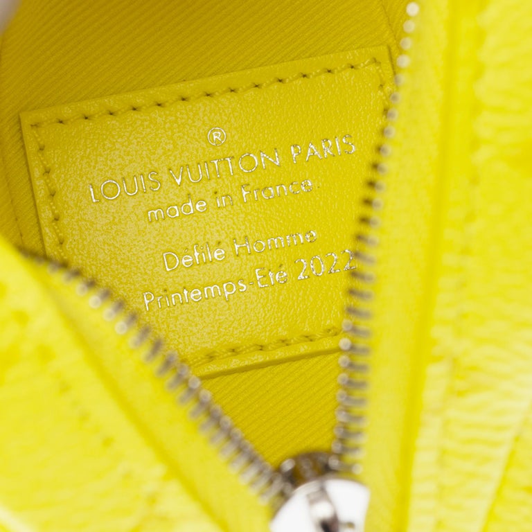 Brand New/Sold Out /Virgil Abloh/Louis Vuitton Lemon Pouch in Yellow ...