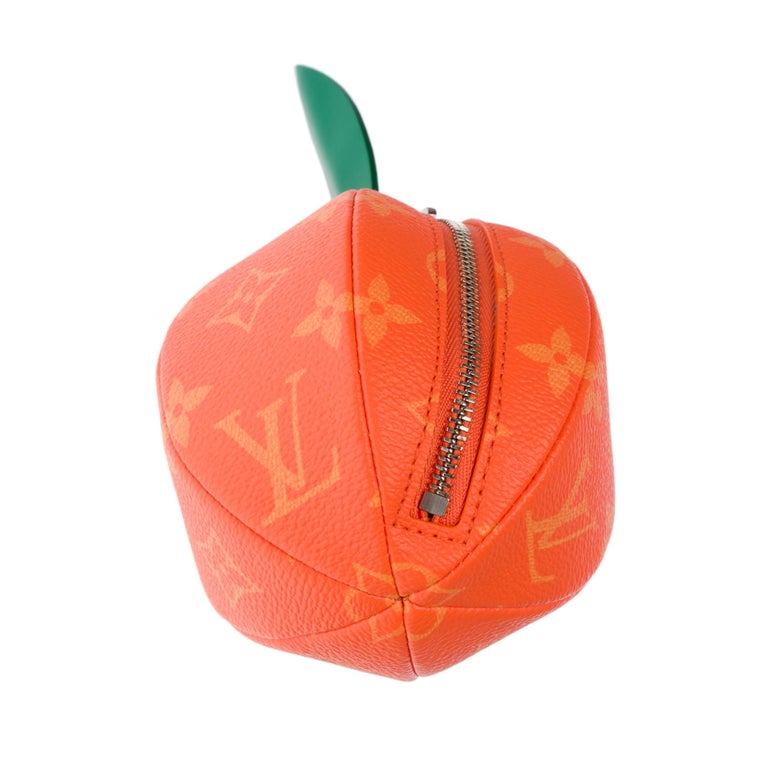 Buy Louis Vuitton x Virgil Abloh A4 Pouch Monogram Orange Brown Online in  Australia