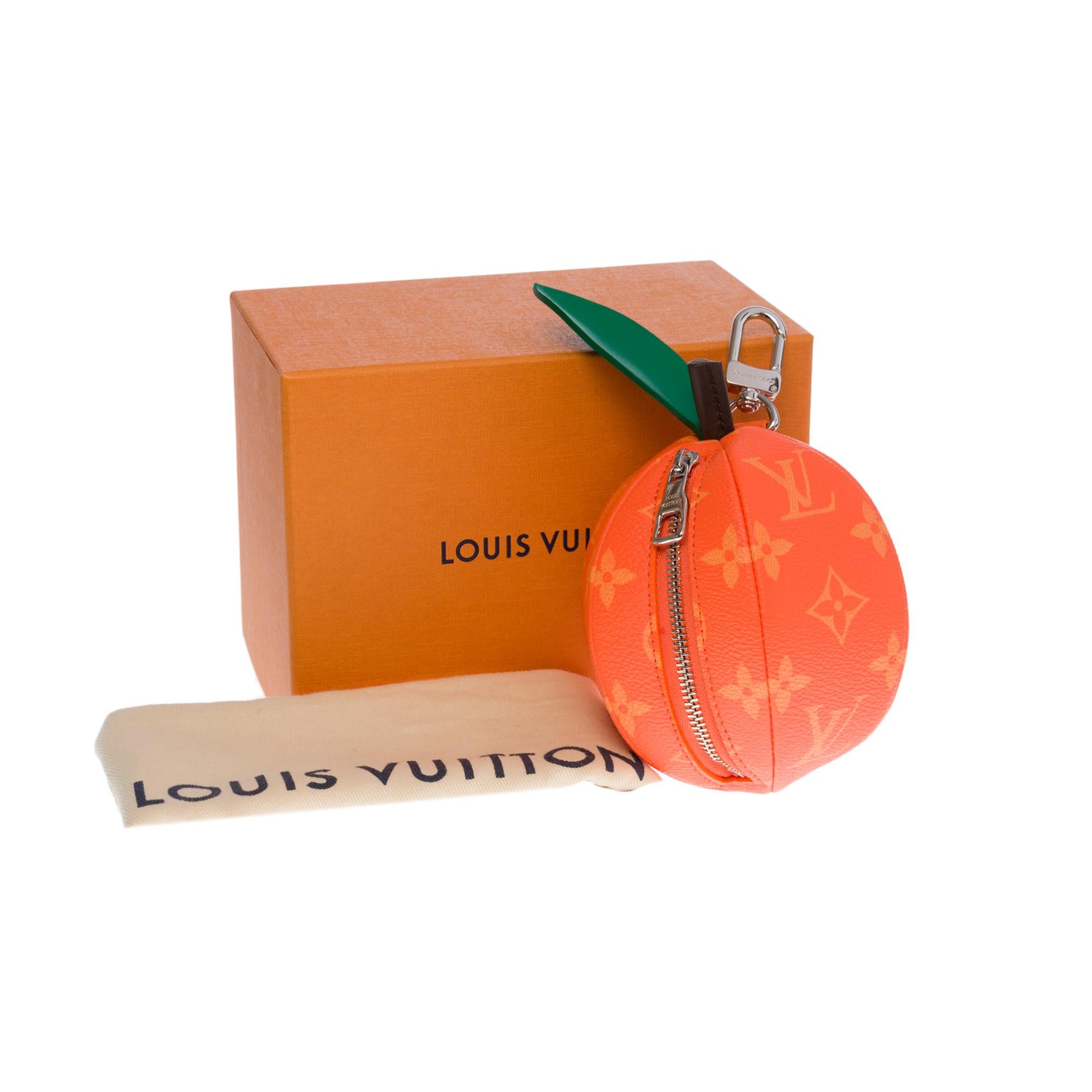 Women's or Men's Brand New/Sold Out /Virgil Abloh/Louis Vuitton Orange Pouch in Orange canvas 