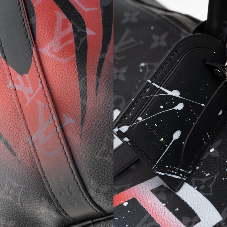 Brand new SPIDERBAG SpiderManLouis Vuitton Keepall 55 éclipse strap  customized
