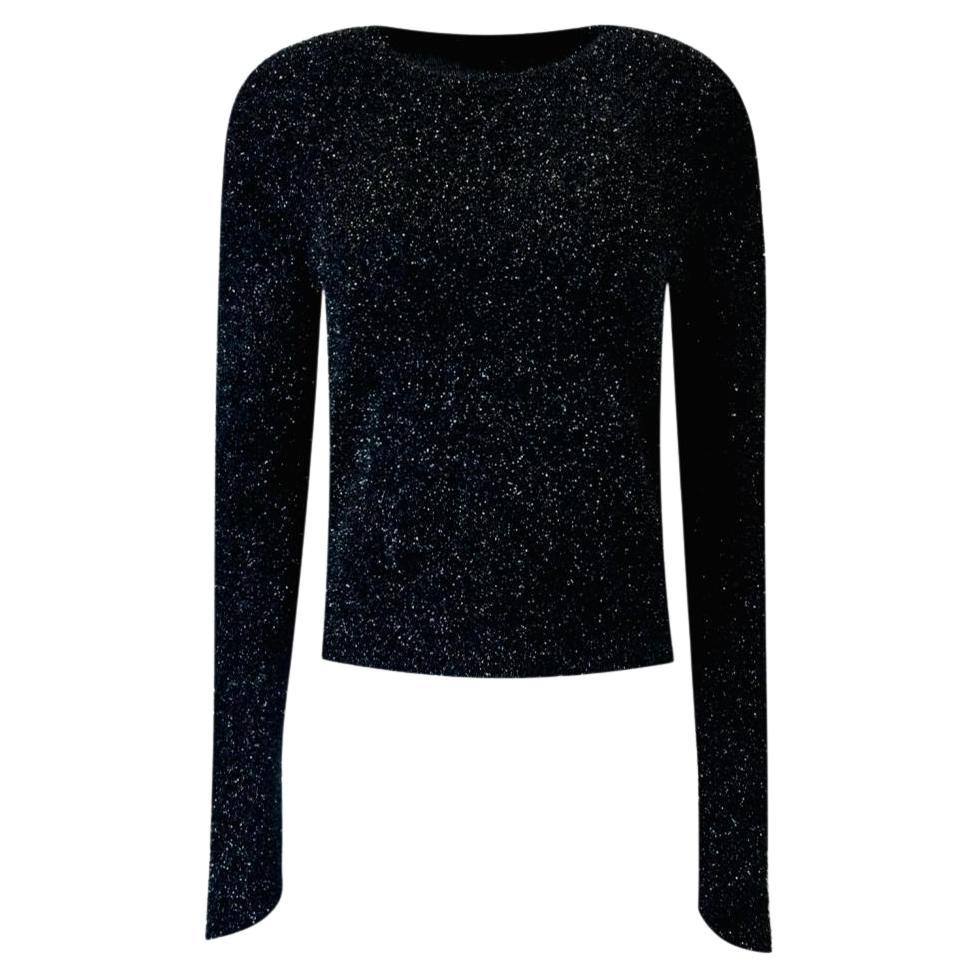 Women Sky Blue Angora Yarns Embroidered Letter Cardigan main image 1