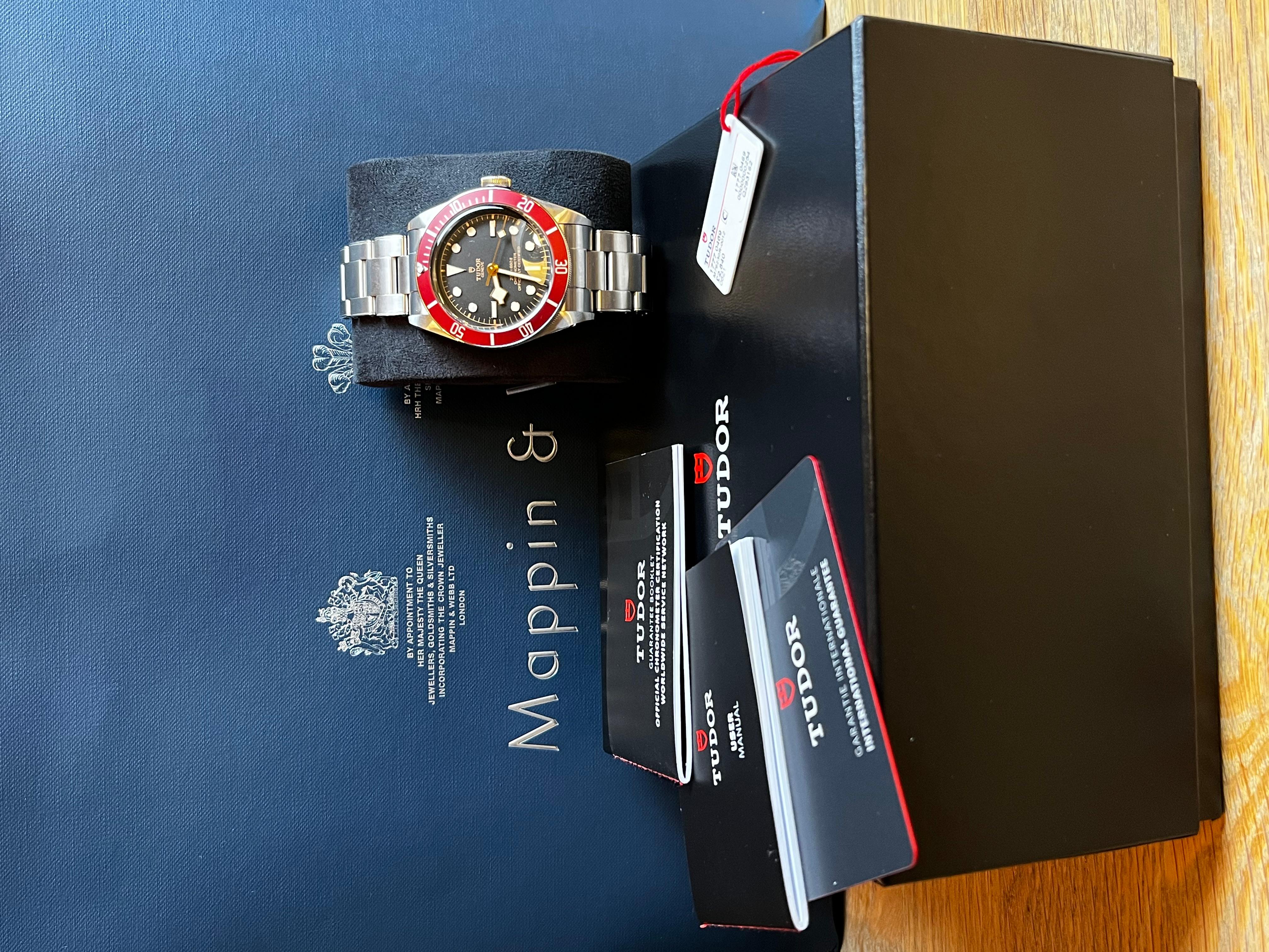 Brand New Tudor Black Bay Supplied by Mappin & Webb For Sale 5